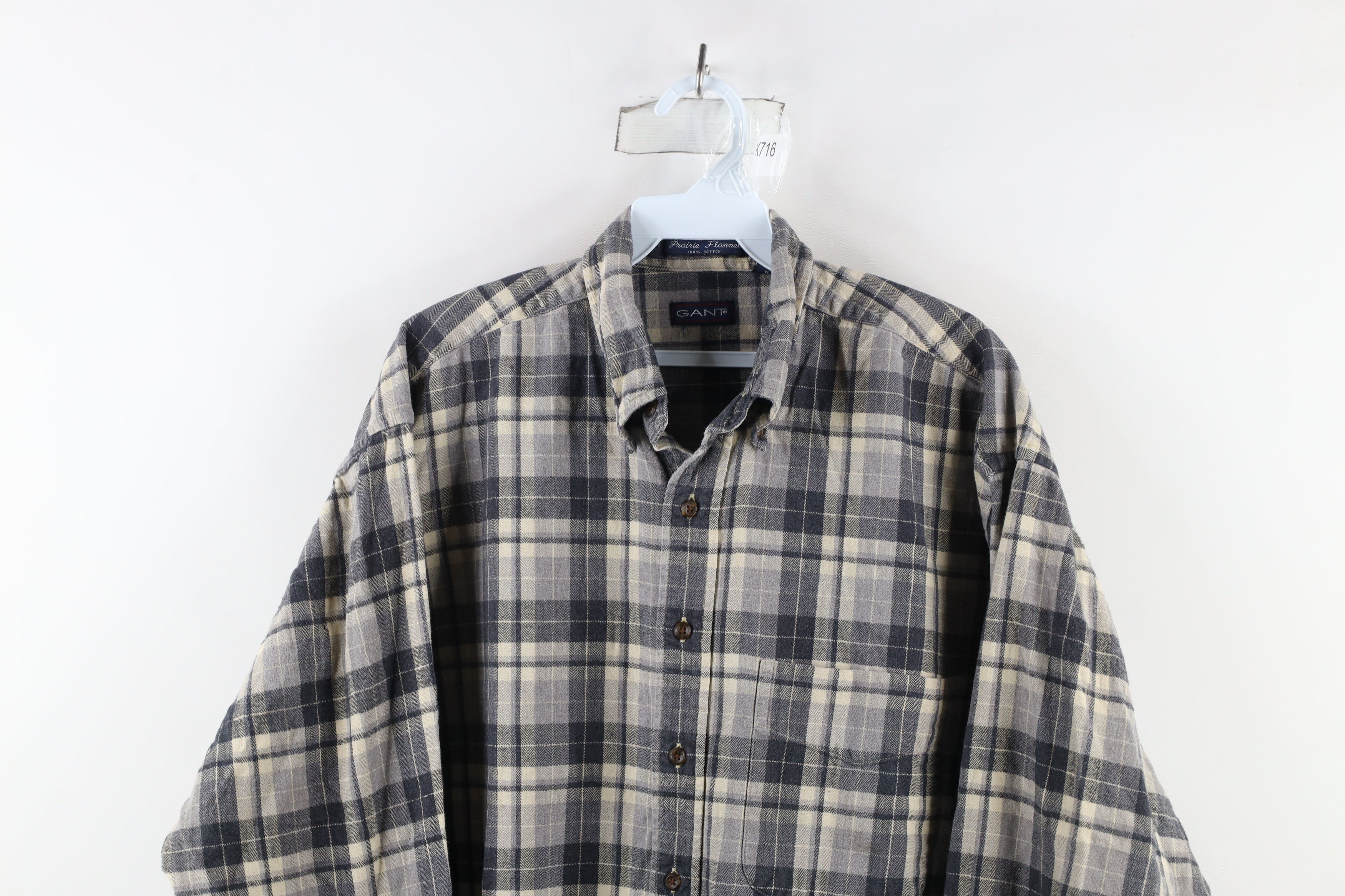 Vintage Vintage 90s Streetwear Prairie Flannel Button Down Shirt Size US L / EU 52-54 / 3 - 2 Thumbnail