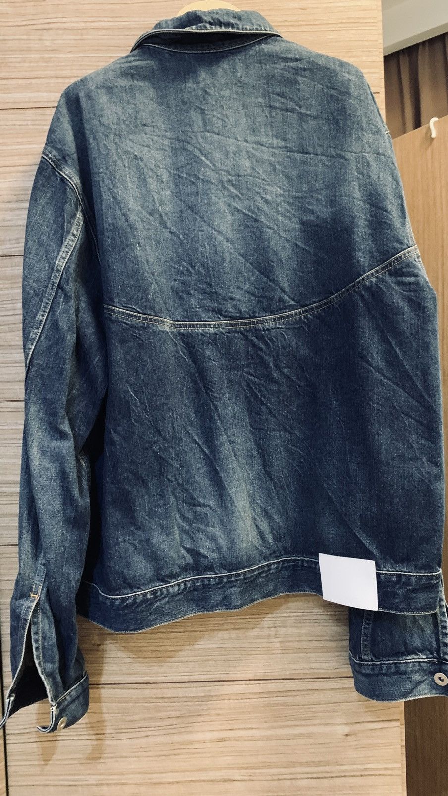 SAGE NATION Sage Nation washed denim jiji riders jacket Size US XL / EU 56 / 4 - 4 Thumbnail