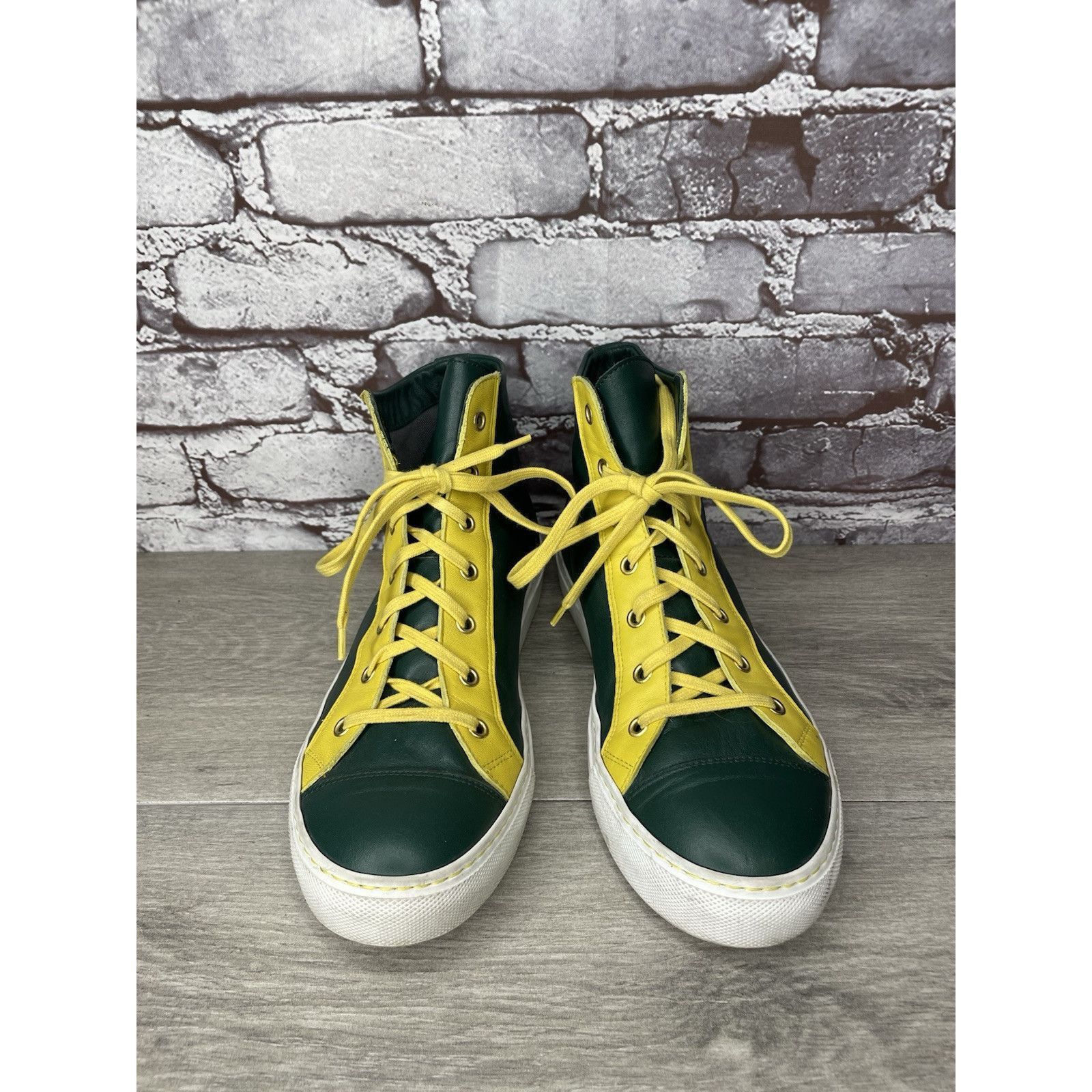 Renzo Cardoni RENZO DERBY Elijah John Yarra (PH) Aevolo Green Leather Yell Size US 10 / IT 40 - 14 Thumbnail