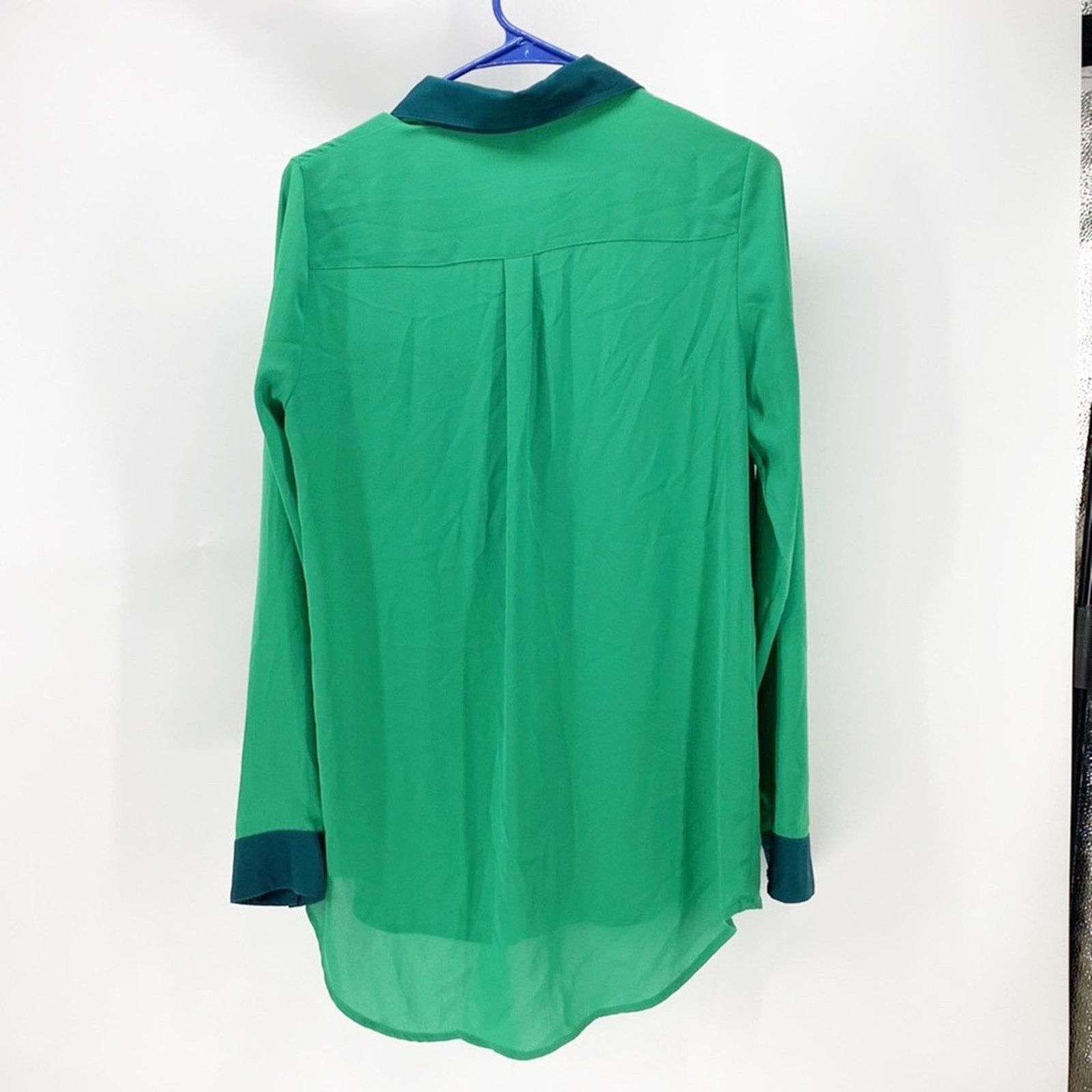 Free People Free People Two Tone Green Tunic Shirt longline size S Size S / US 4 / IT 40 - 2 Thumbnail