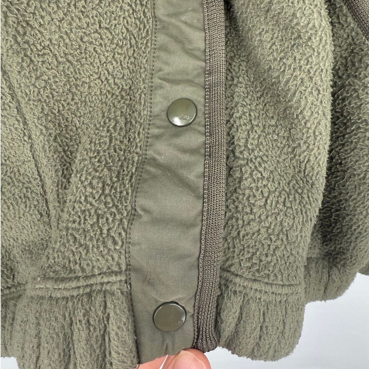 Abercrombie & Fitch Vintage Abercrombie & Fitch Fleece Jacket Olive Green Size M / US 6-8 / IT 42-44 - 3 Thumbnail