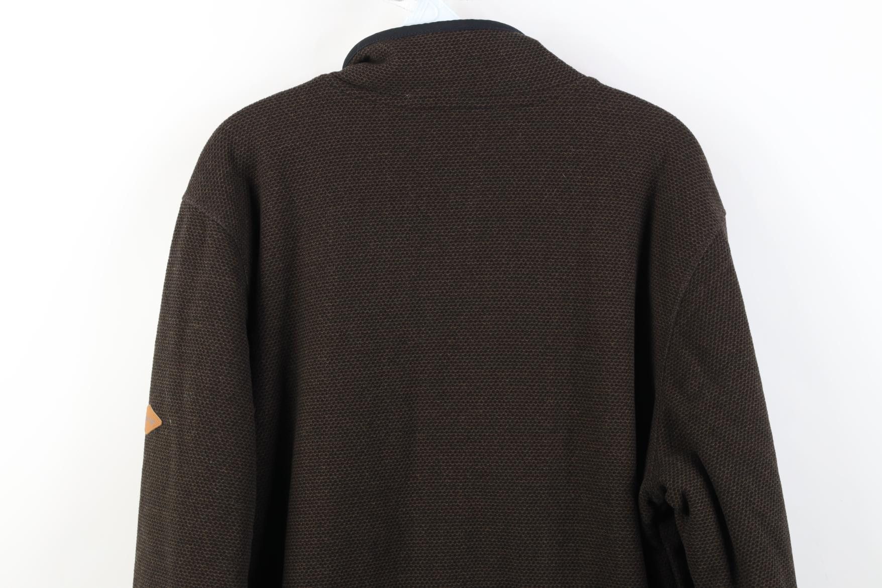 Orvis New Orvis Lined Thermal Knit 1/4 Zip Pullover Sweater Brown Size US M / EU 48-50 / 2 - 16 Thumbnail
