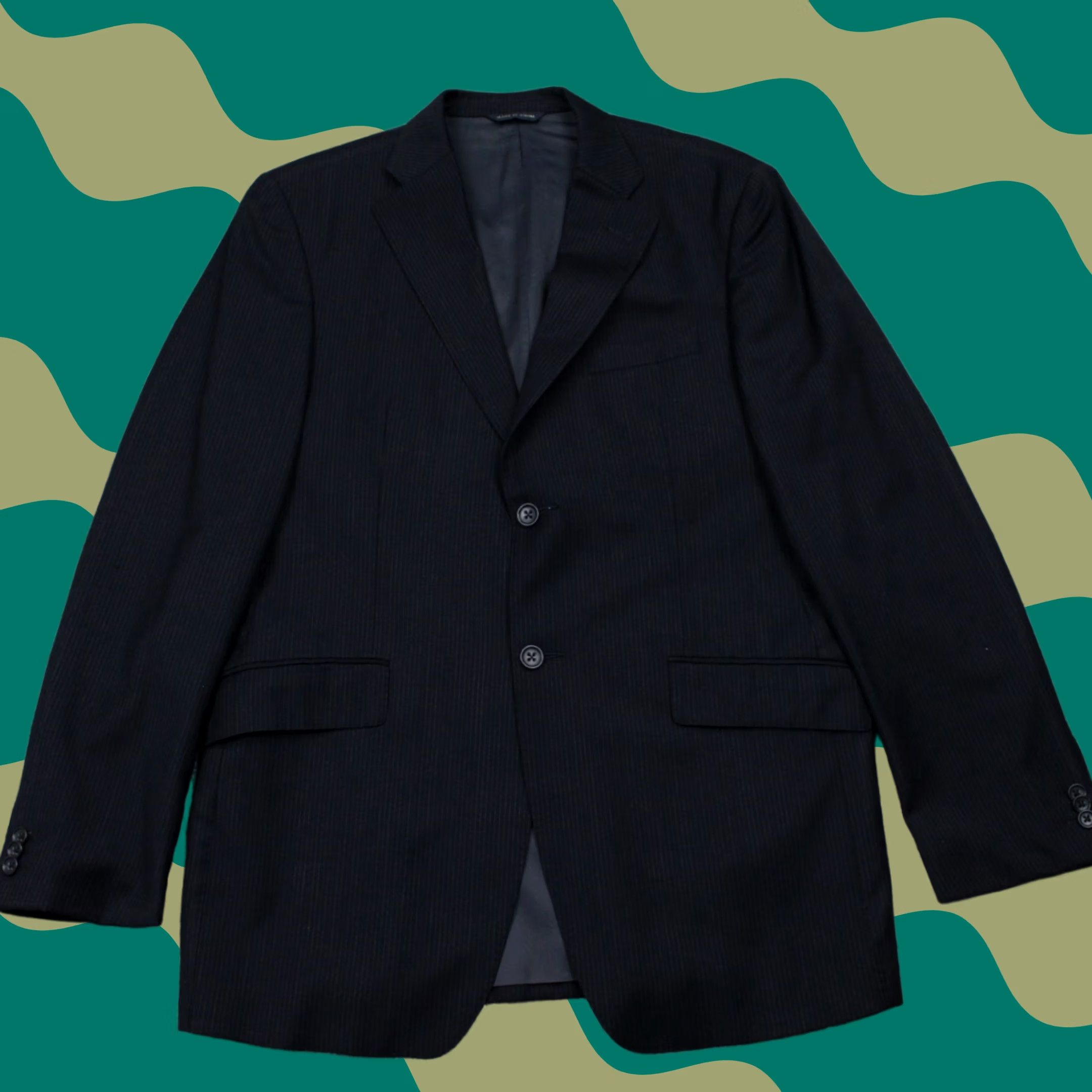 Banana Republic Banana Republic Blazer Mens 44R Blue Slim Fit Wool Jacket NWT Size 44R - 1 Thumbnail