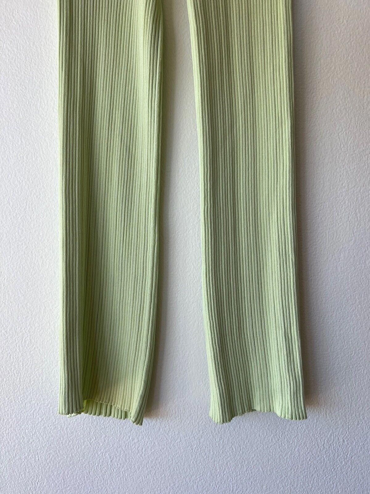 Dion Lee New dion lee float rib pant knit knitted rib small s 8 green Size 28" / US 6 / IT 42 - 7 Thumbnail