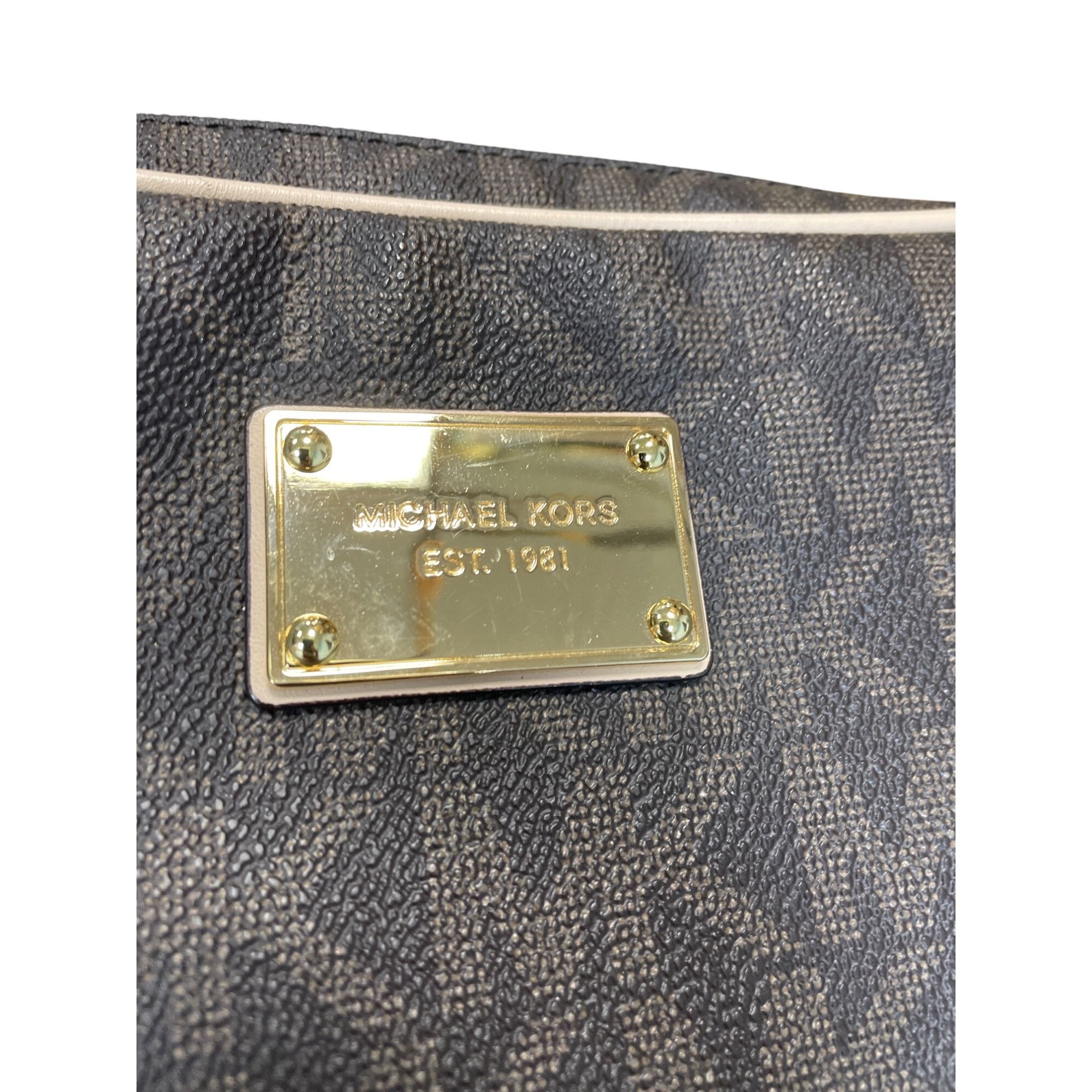 Michael Kors Michael Kors womans brown Jet Set Travel Large Logo Crossbod Size ONE SIZE - 2 Thumbnail