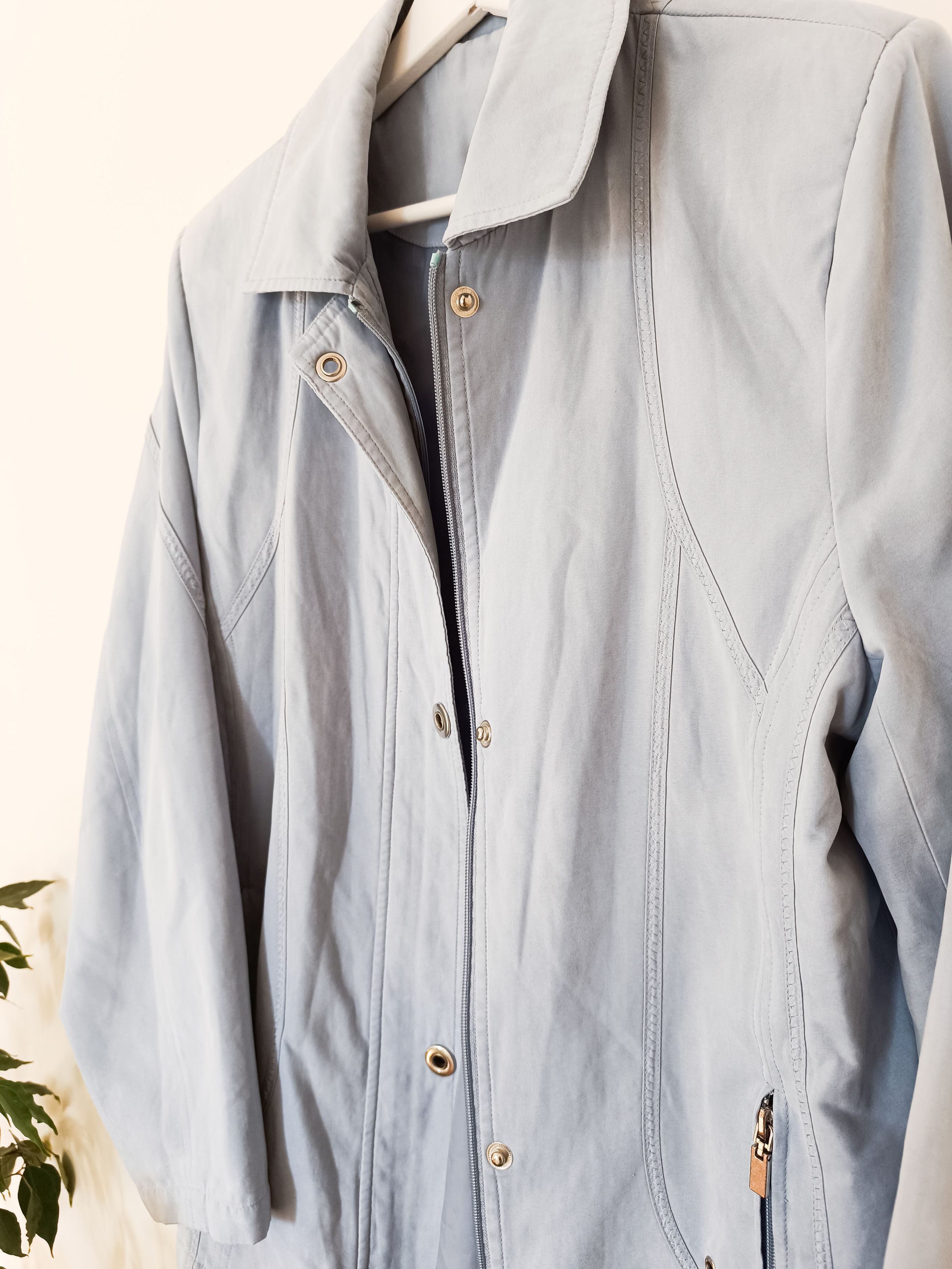 Vintage Baby blue coat / jacket Size L / US 10 / IT 46 - 3 Thumbnail