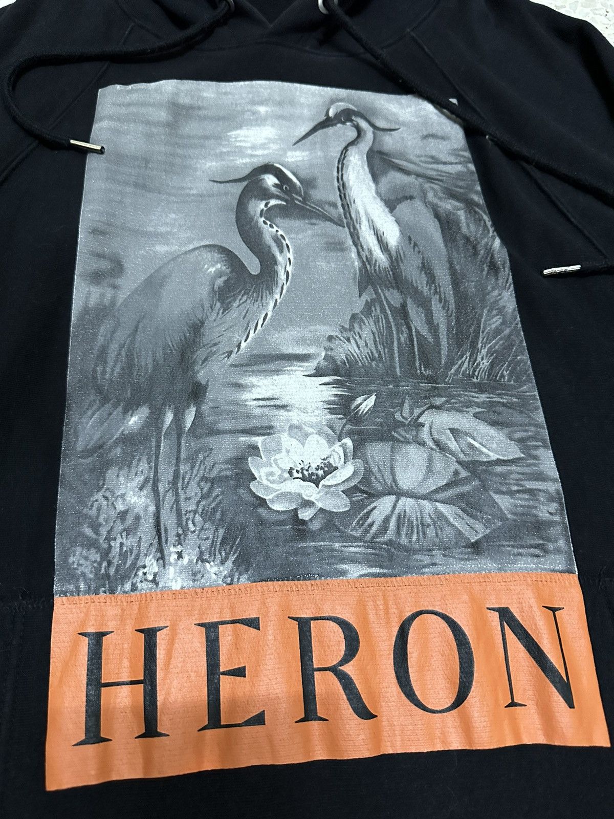 Heron Preston Heron Preston Hoodie Swan Print Logo Size US M / EU 48-50 / 2 - 5 Thumbnail