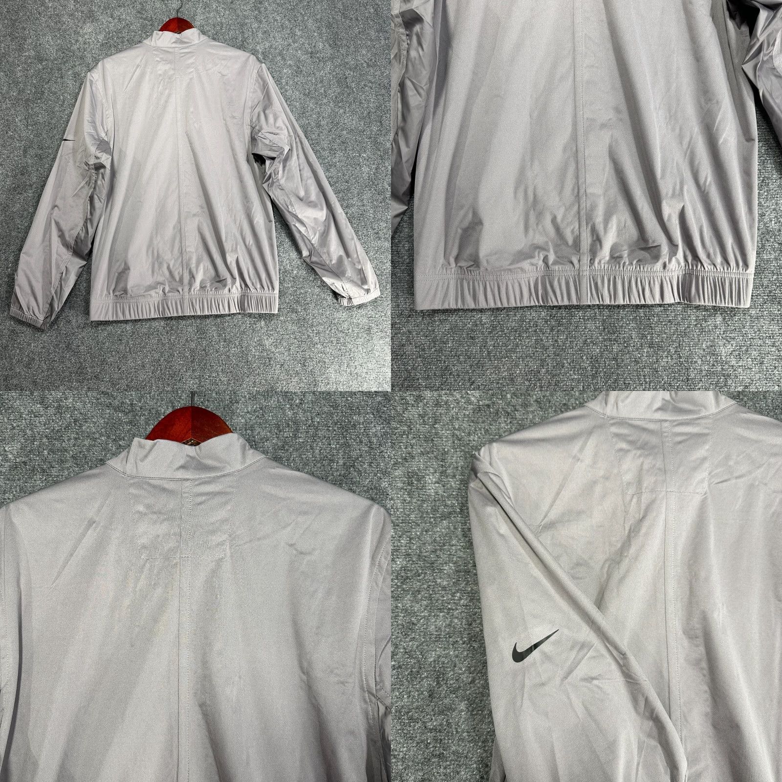 Nike Nike Shield Jacket Mens M Gray Standard Fit Zip Up Lightweight Pockets NEW Size US M / EU 48-50 / 2 - 8 Thumbnail
