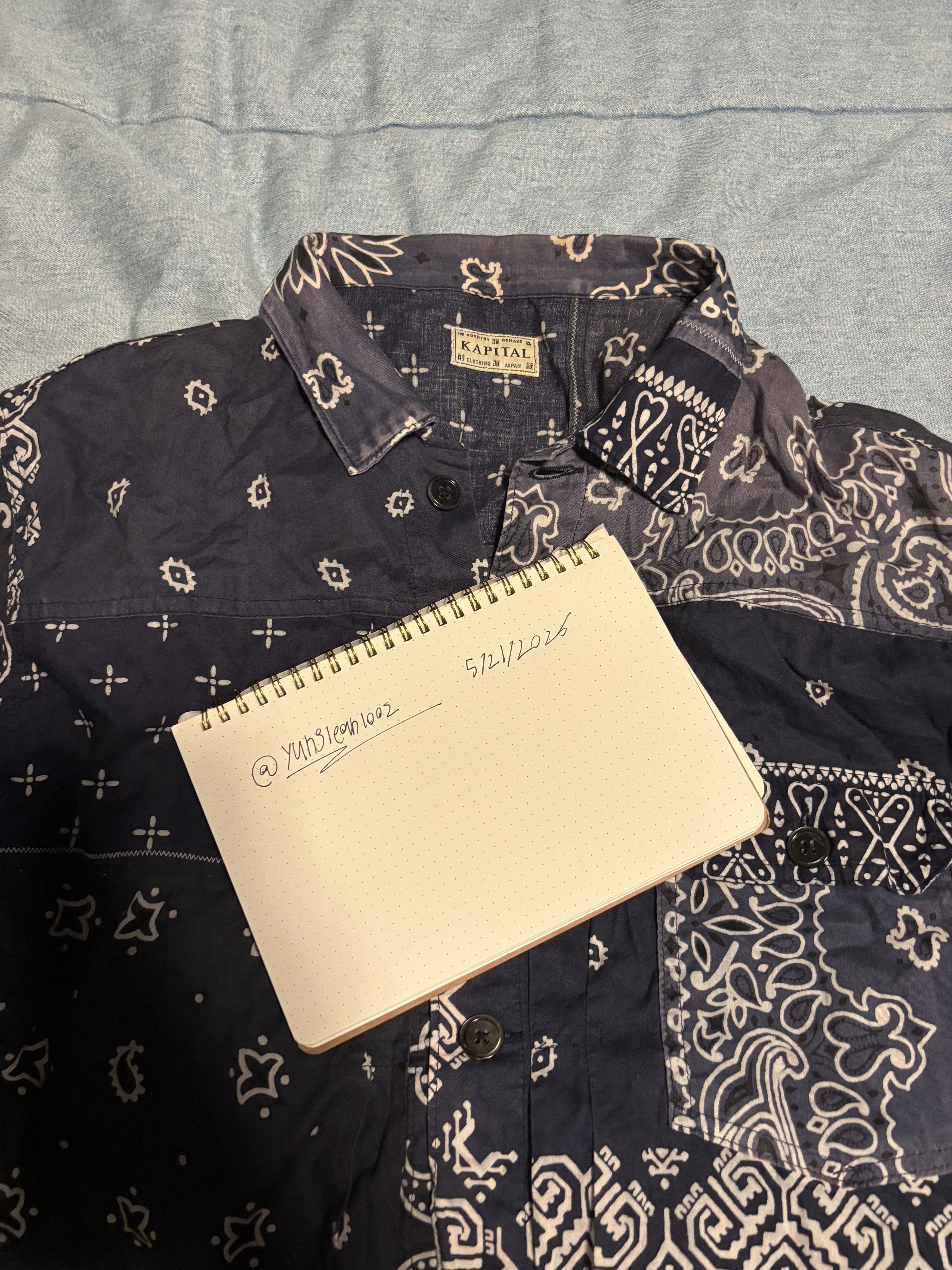 Kapital Kapital Bandana Patchwork Shirt Size US M / EU 48-50 / 2 - 3 Thumbnail
