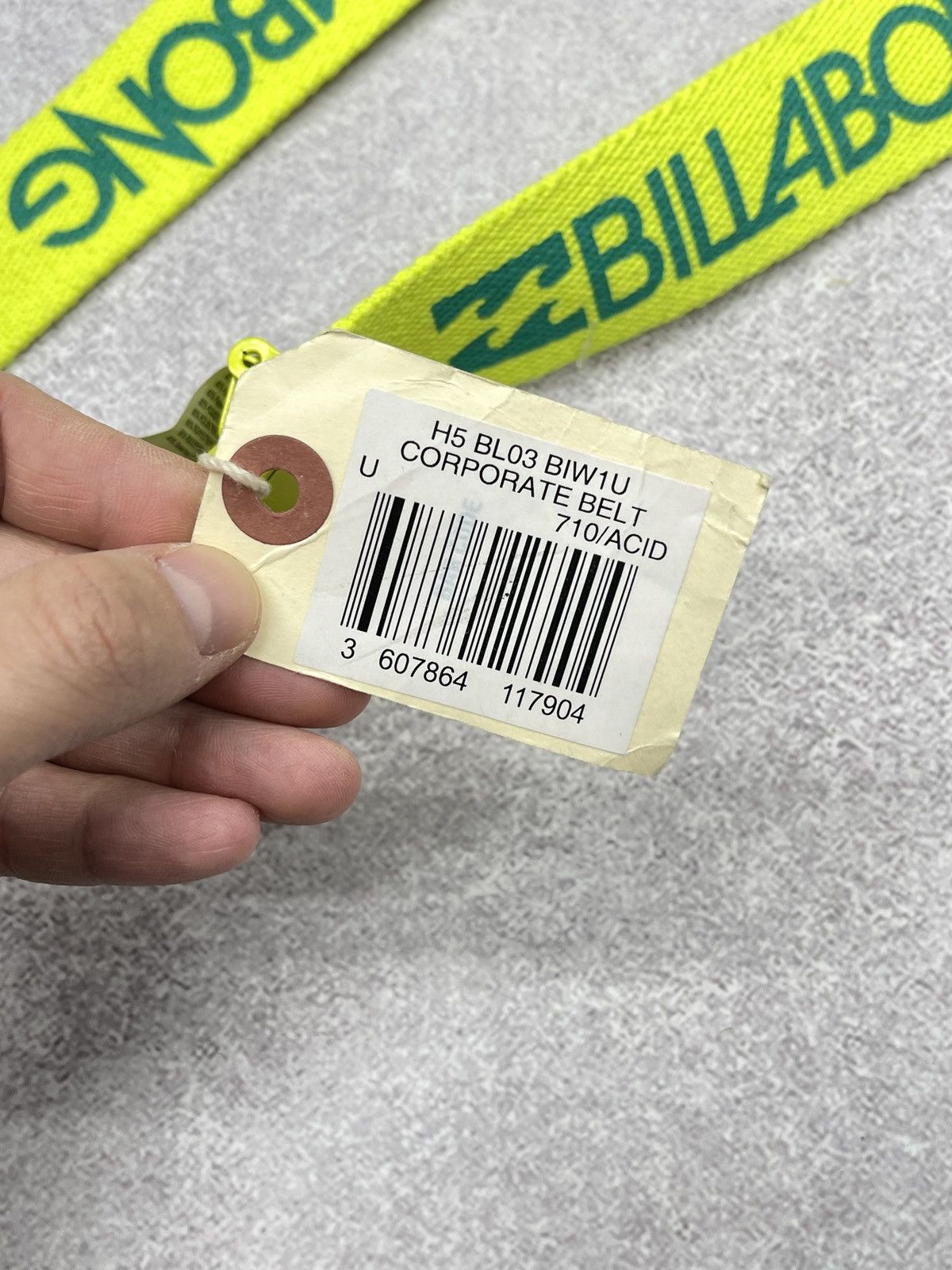 Billabong New Billabong Corporat Belt Light Green With an Opener Size ONE SIZE - 7 Thumbnail