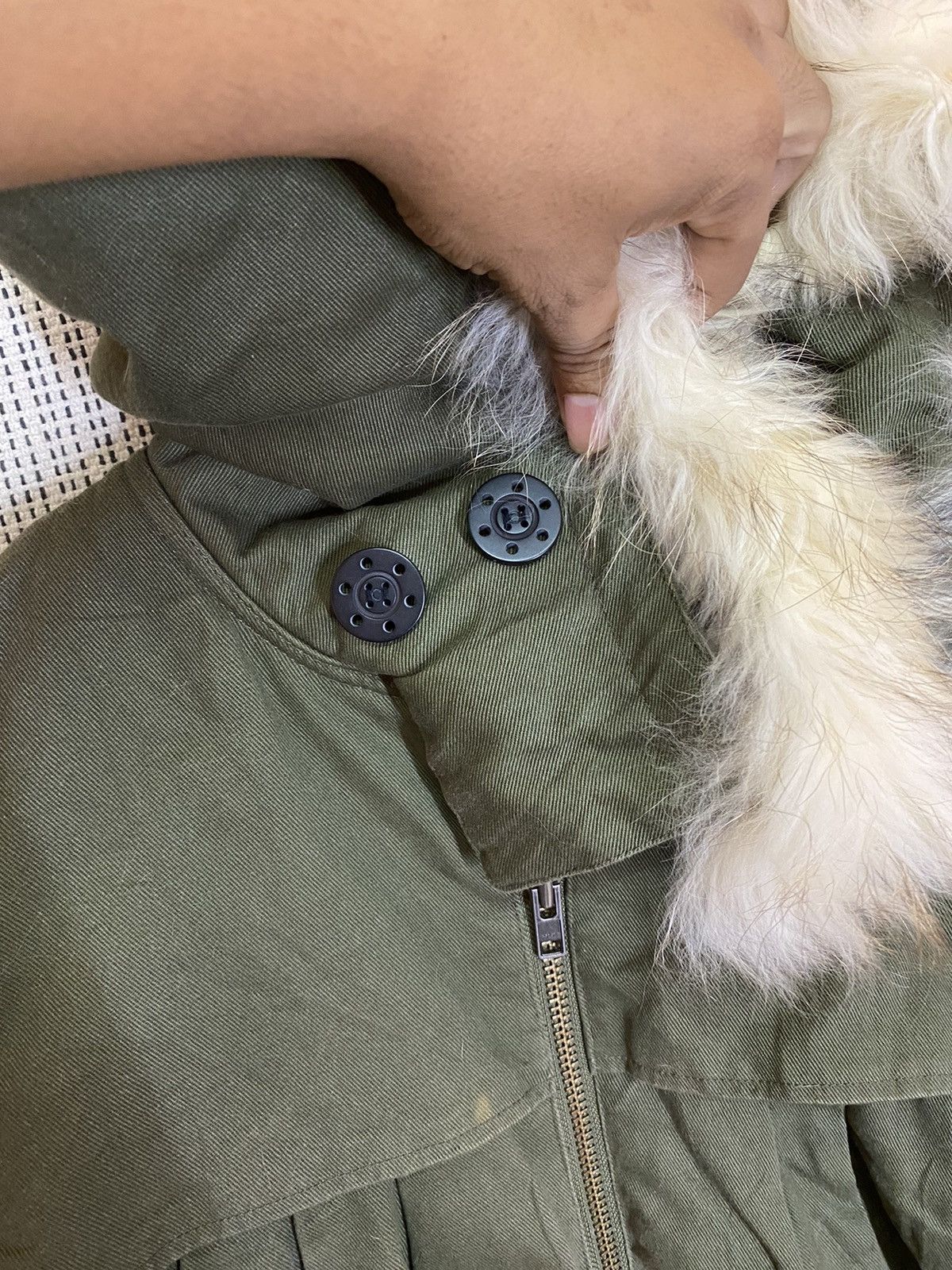 If Six Was Nine ‼️JAPANASE BRAND SLY PARKA MILITARY STYLE HOOD FUR VERY RARE‼️ Size US M / EU 48-50 / 2 - 6 Thumbnail