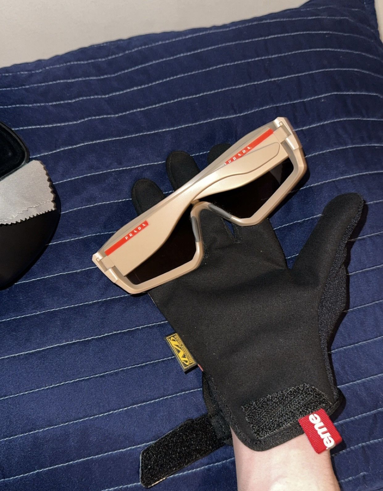 Prada Prada Beige/Tan Sunglasses Size ONE SIZE - 2 Thumbnail