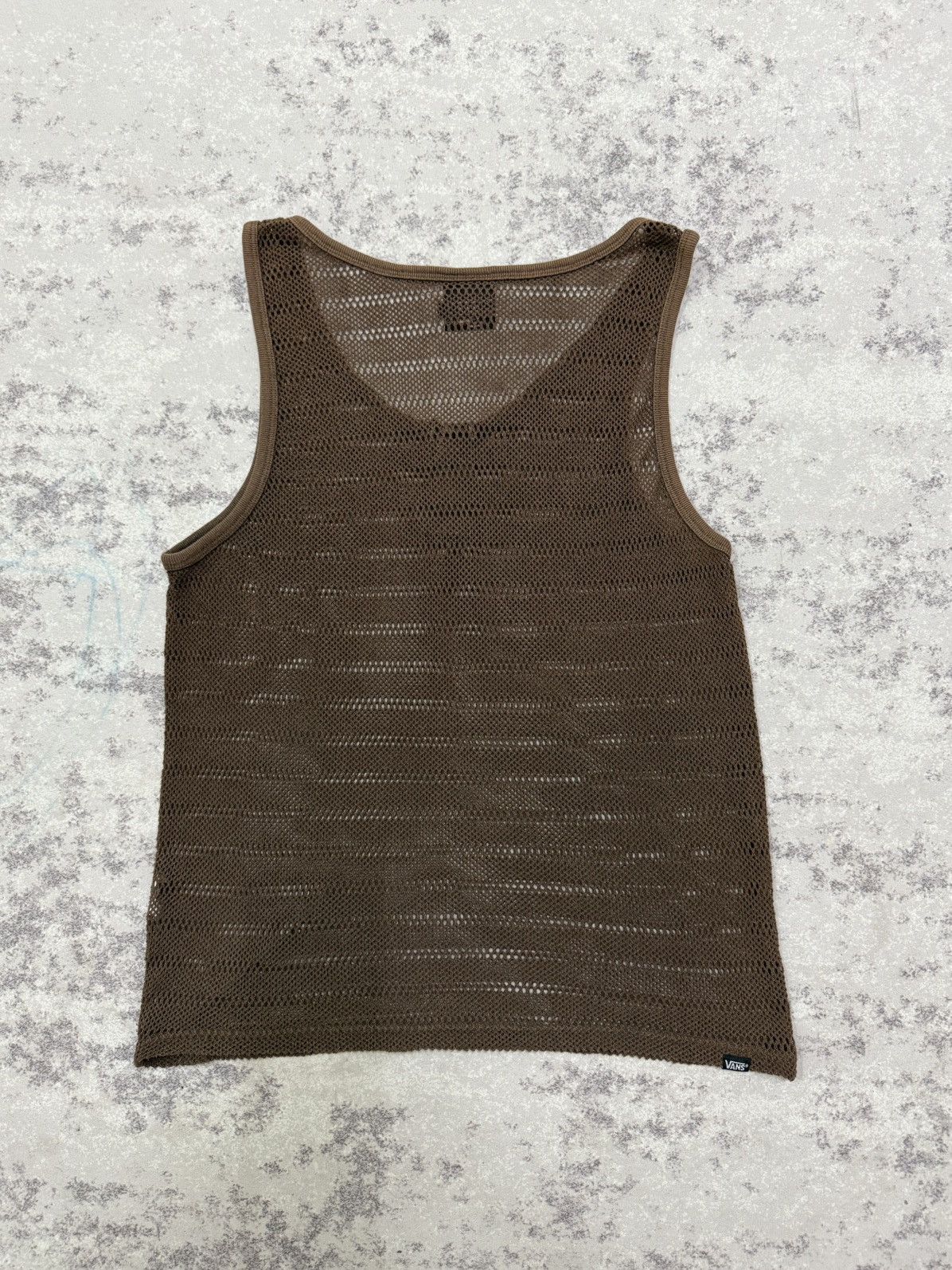 Vans VINTAGE Y2K VANS KNIT SINGLET TANK TOP SLEEVELESS Size US S / EU 44-46 / 1 - 9 Thumbnail