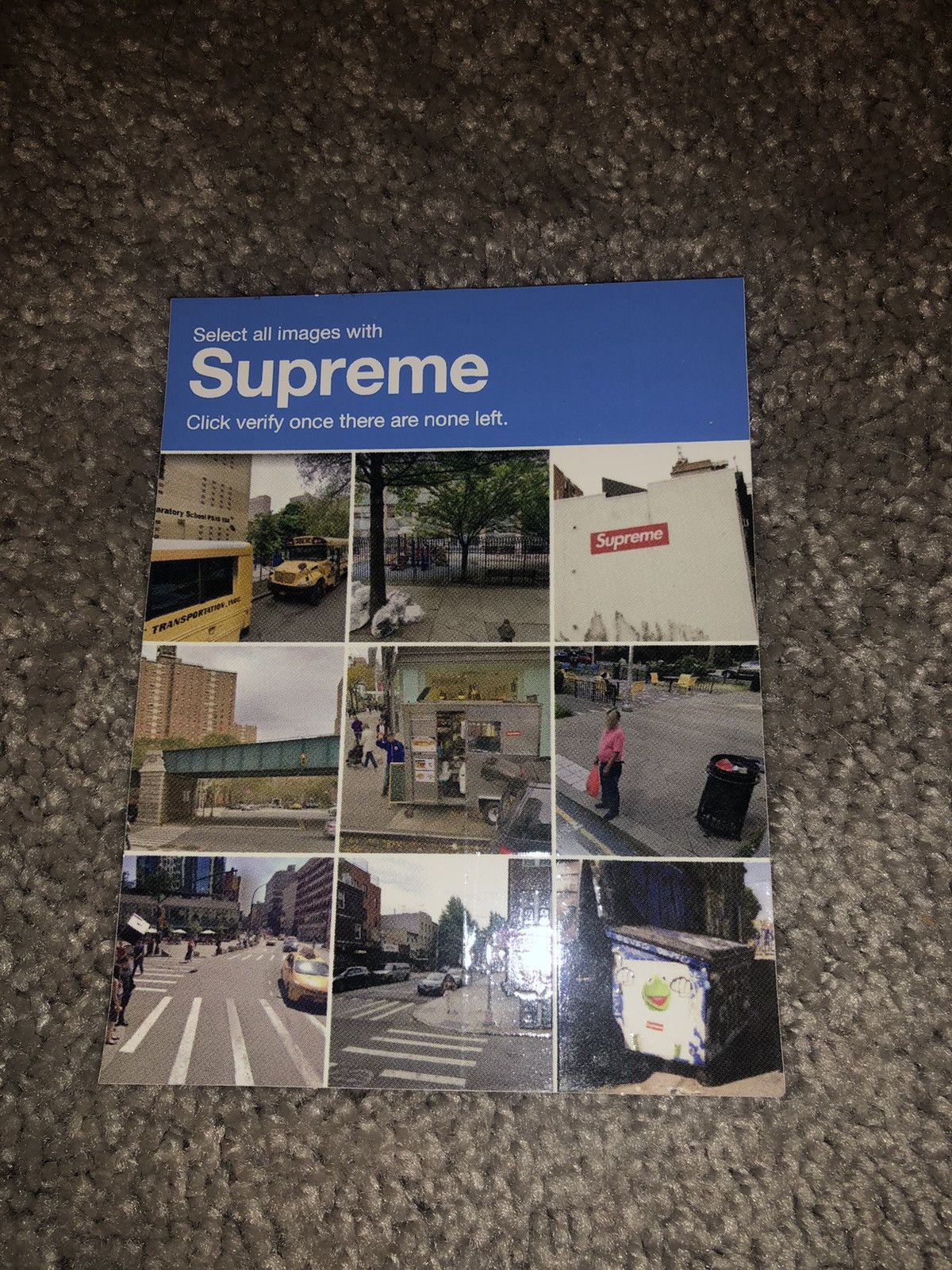 Supreme Supreme Verify Sticker Size ONE SIZE - 1 Thumbnail