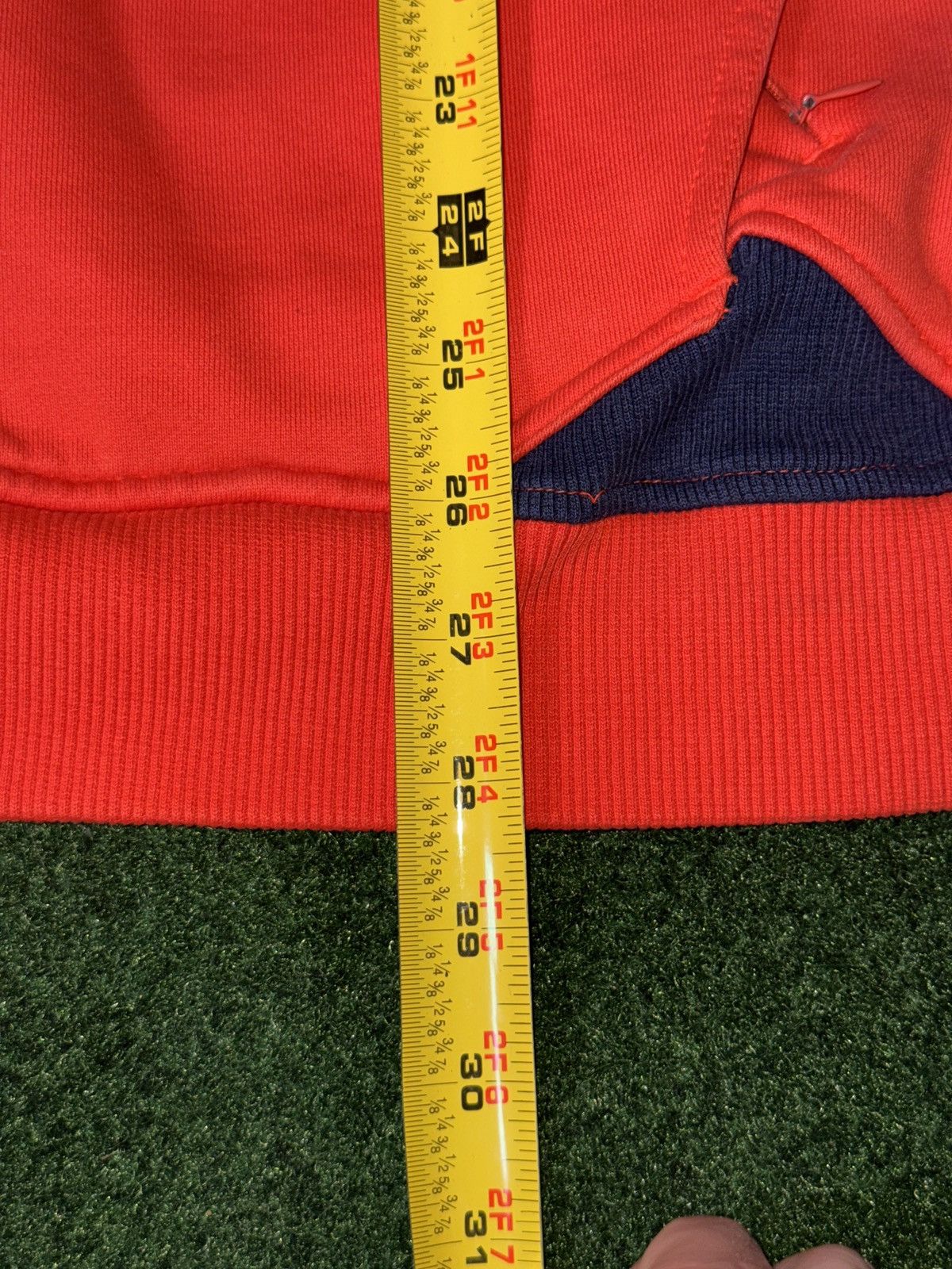 Nike × Vintage Y2K Nike Center Check Swoosh Syracuse Orangemen Sweatshirt Size US L / EU 52-54 / 3 - 6 Thumbnail