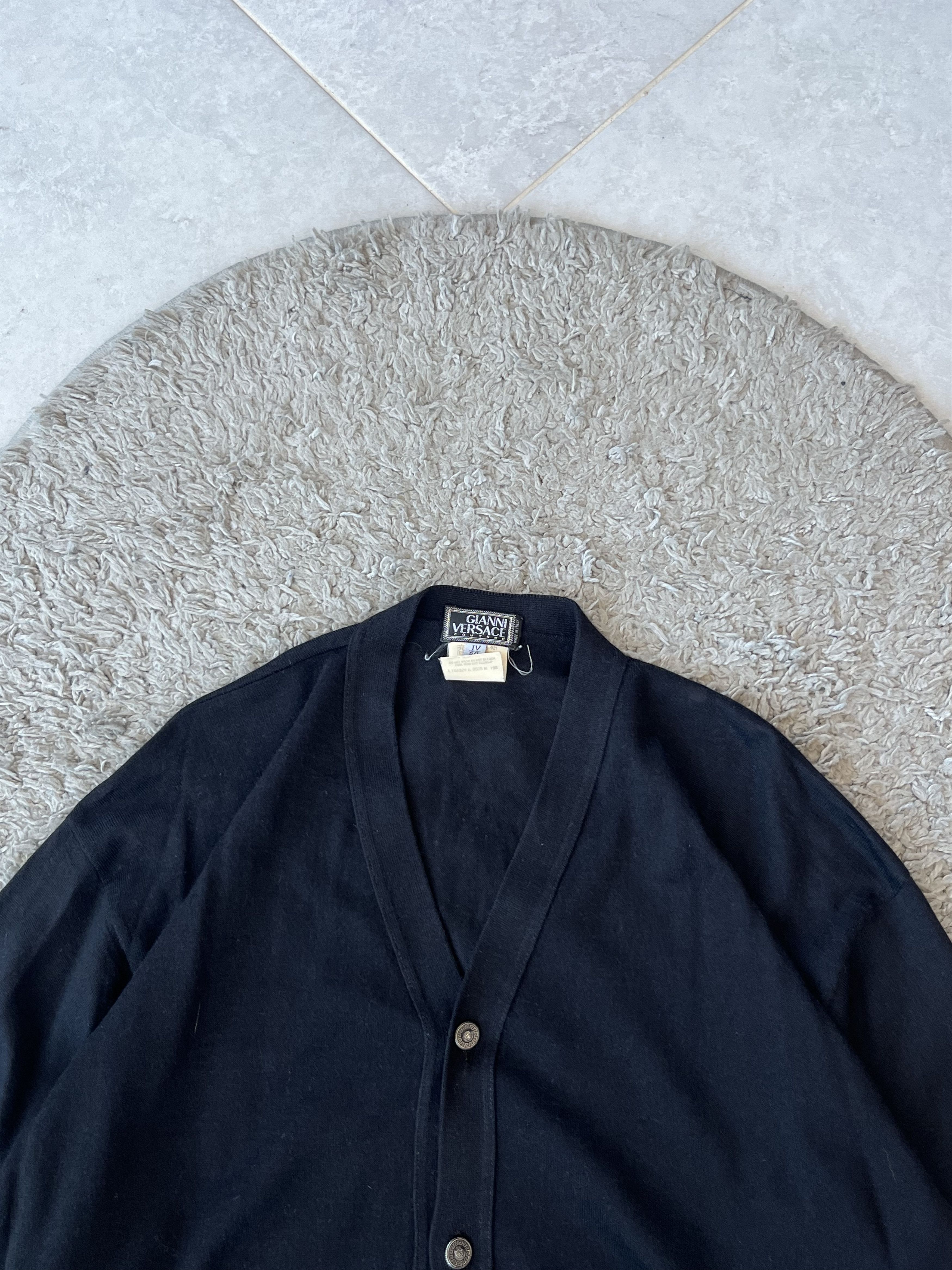 Versace GIANNI VERSACE Vintage Very Rare Sweater Cardigan 80s-90s Size US L / EU 52-54 / 3 - 5 Thumbnail