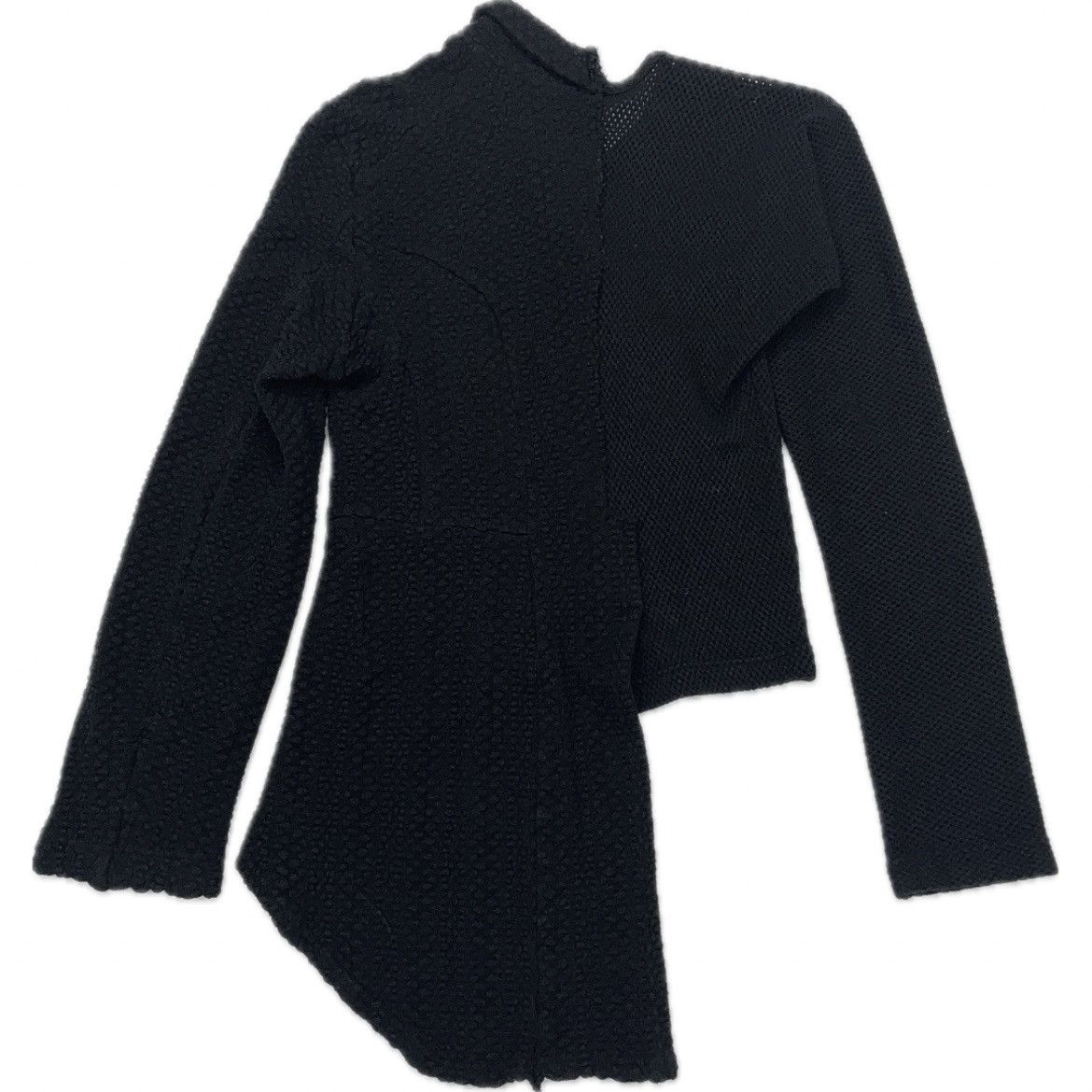 Comme des Garcons × Japanese Brand AW 2007 COMME des GARÇONS Asymmetrical Wool Sweater Size L / US 10 / IT 46 - 2 Thumbnail