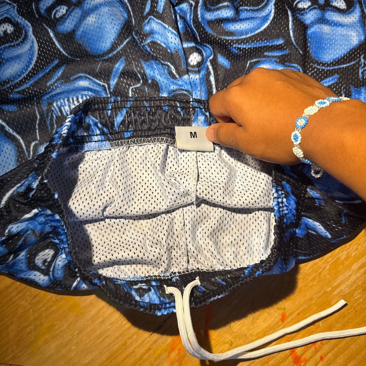 Bravest Studios Bravest studio blue skull shorts (M) Size US 30 / EU 46 - 4 Thumbnail