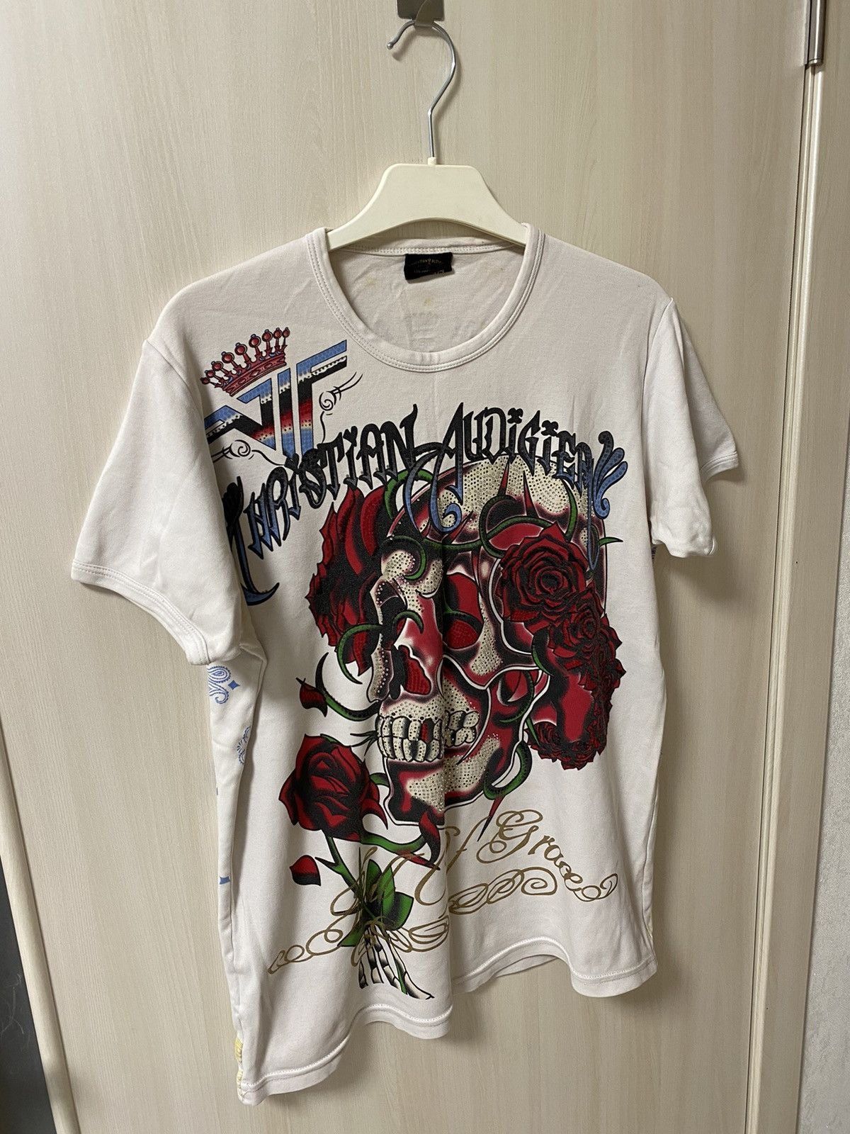 Christian Audigier Rare Vintage T-shirt Christian Audigier Los Angeles Ed Hardy Size L / US 10 / IT 46 - 4 Thumbnail