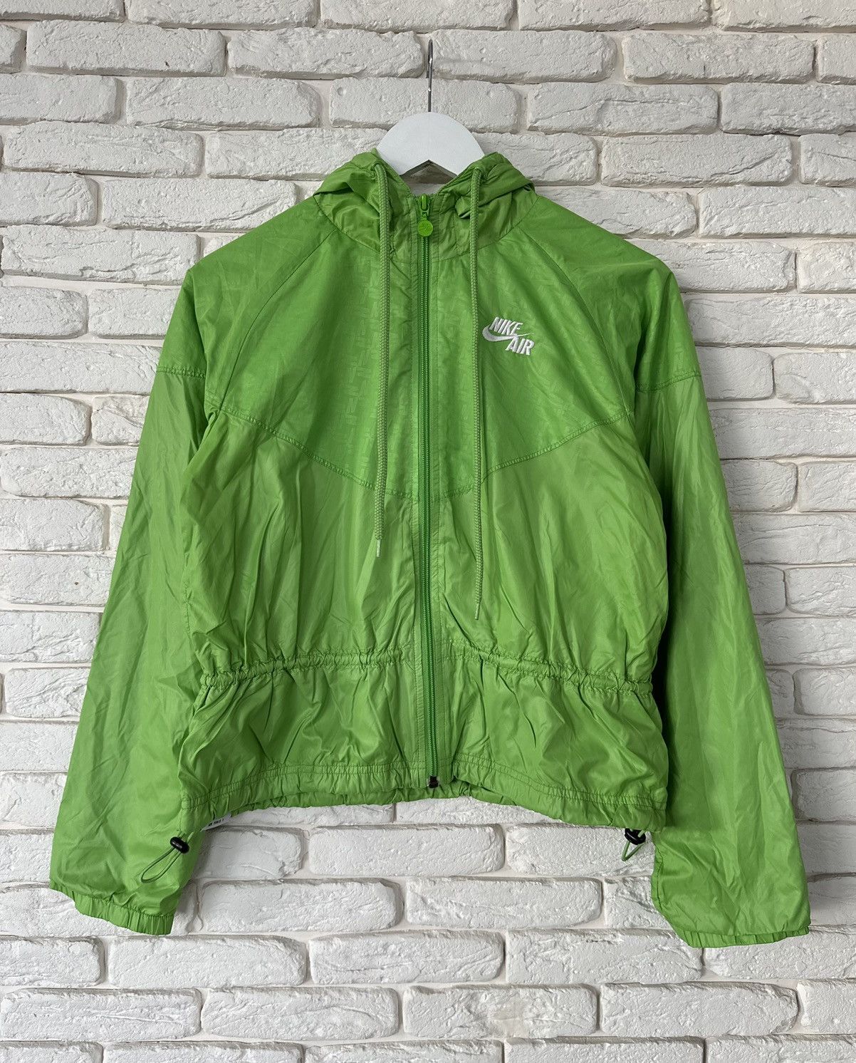 Nike × Vintage Nike Air Logo Windbreaker Jacket Zipper Women's Size S Size S / US 4 / IT 40 - 2 Thumbnail