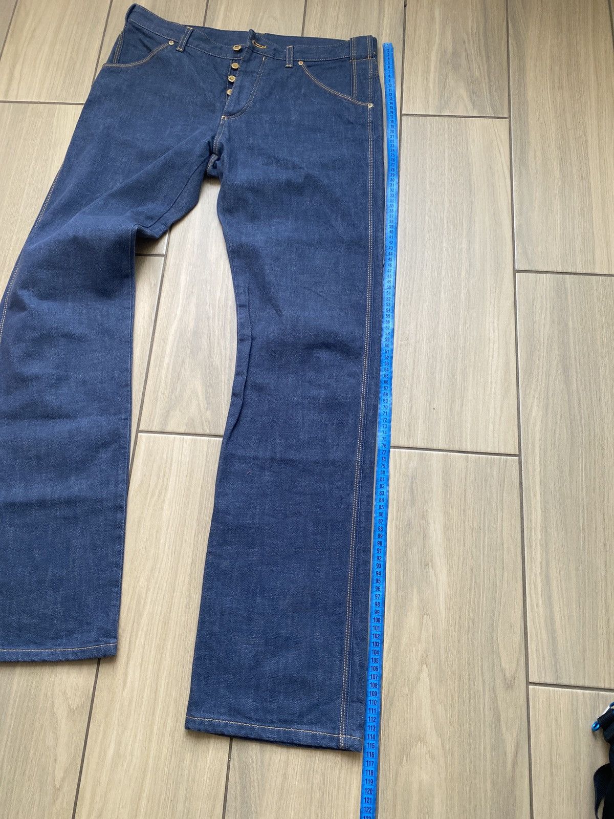 Louis Vuitton Louis Vuitton dark blue men's jeans Size US 33 - 23 Thumbnail