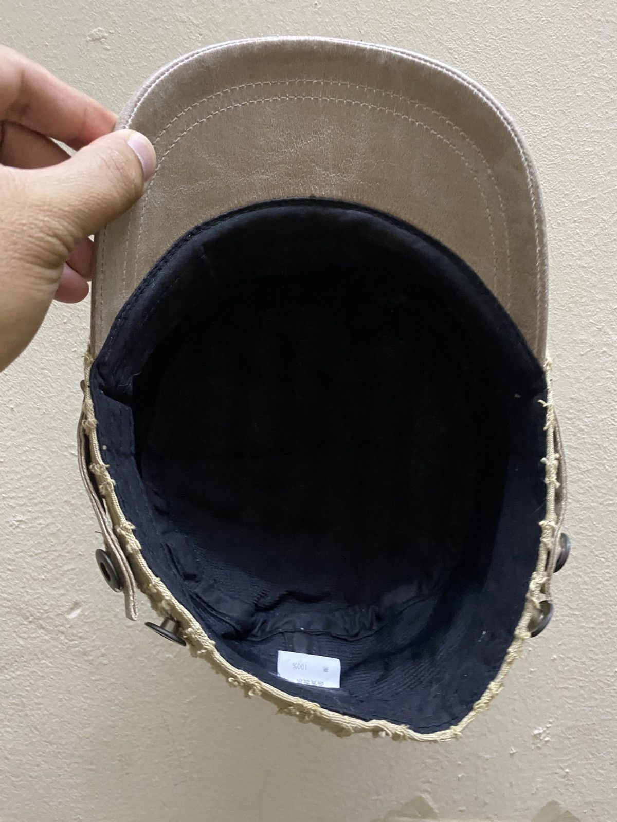 Seditionaries SICK grunge distressed cadet hat Size ONE SIZE - 6 Thumbnail