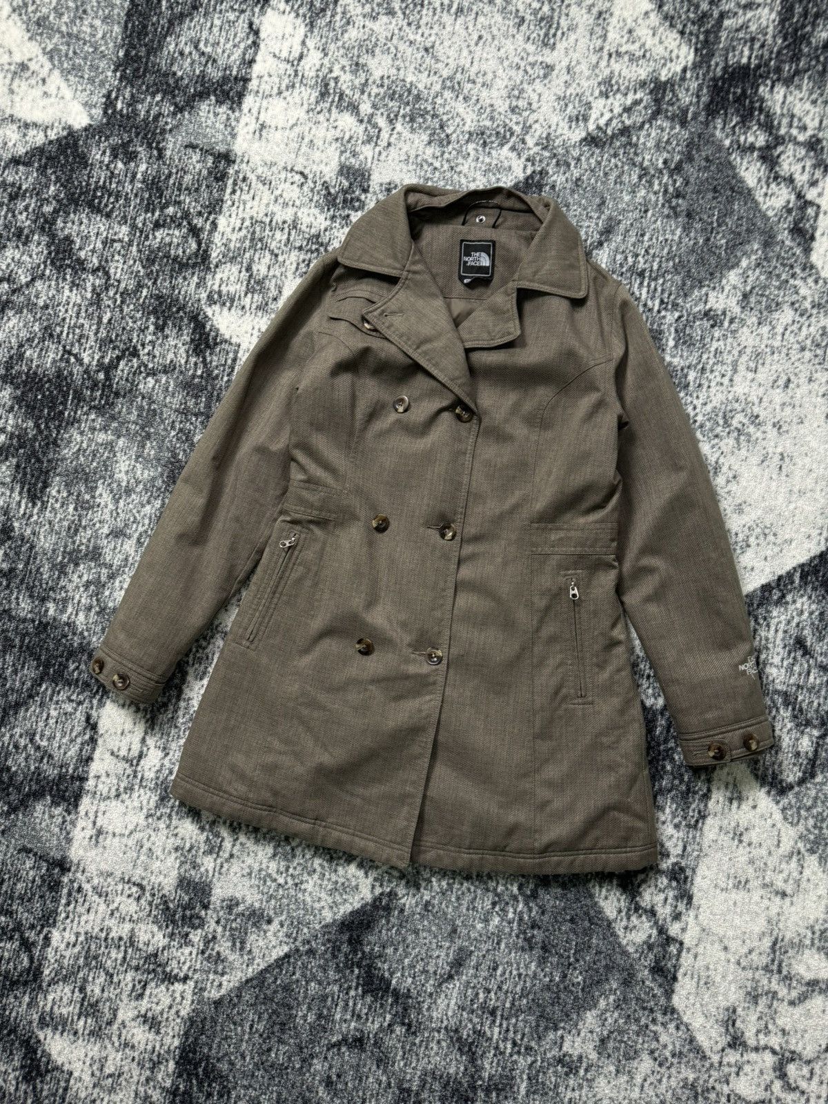 The North Face Vintage THE NORTH FACE Button Up Double Breasted Overcoat Size M / US 6-8 / IT 42-44 - 1 Thumbnail