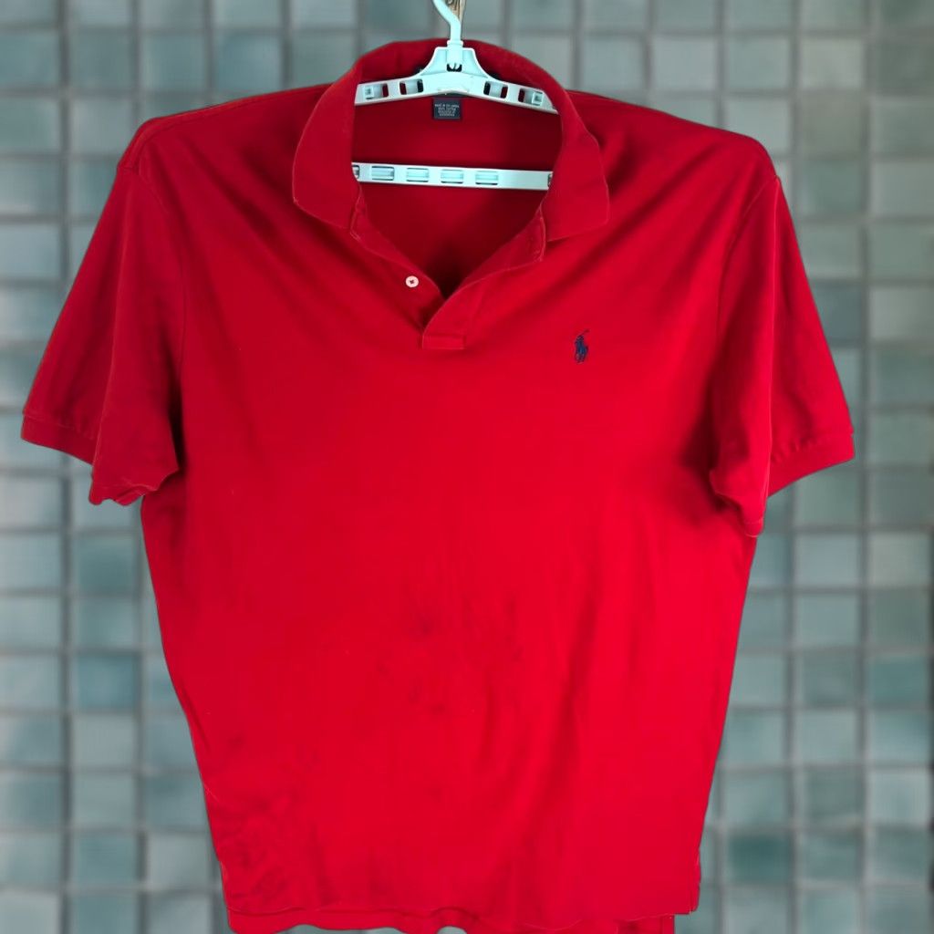 Ralph Lauren Polo Ralph Lauren Short Sleeve Polo Shirt Mens XL Red Size US XL / EU 56 / 4 - 1 Thumbnail