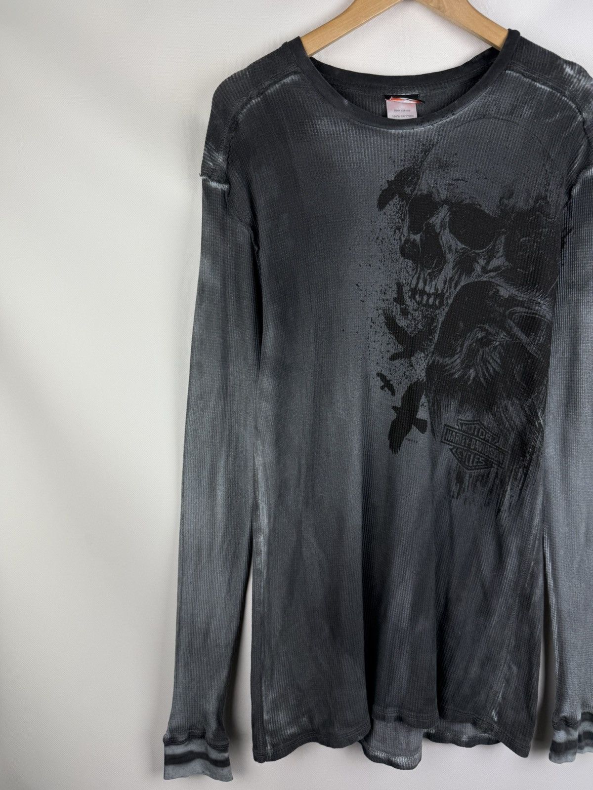 Harley Davidson Harley Davidson Men’s Skull Print Long Sleeve T Shirt Size US L / EU 52-54 / 3 - 2 Thumbnail