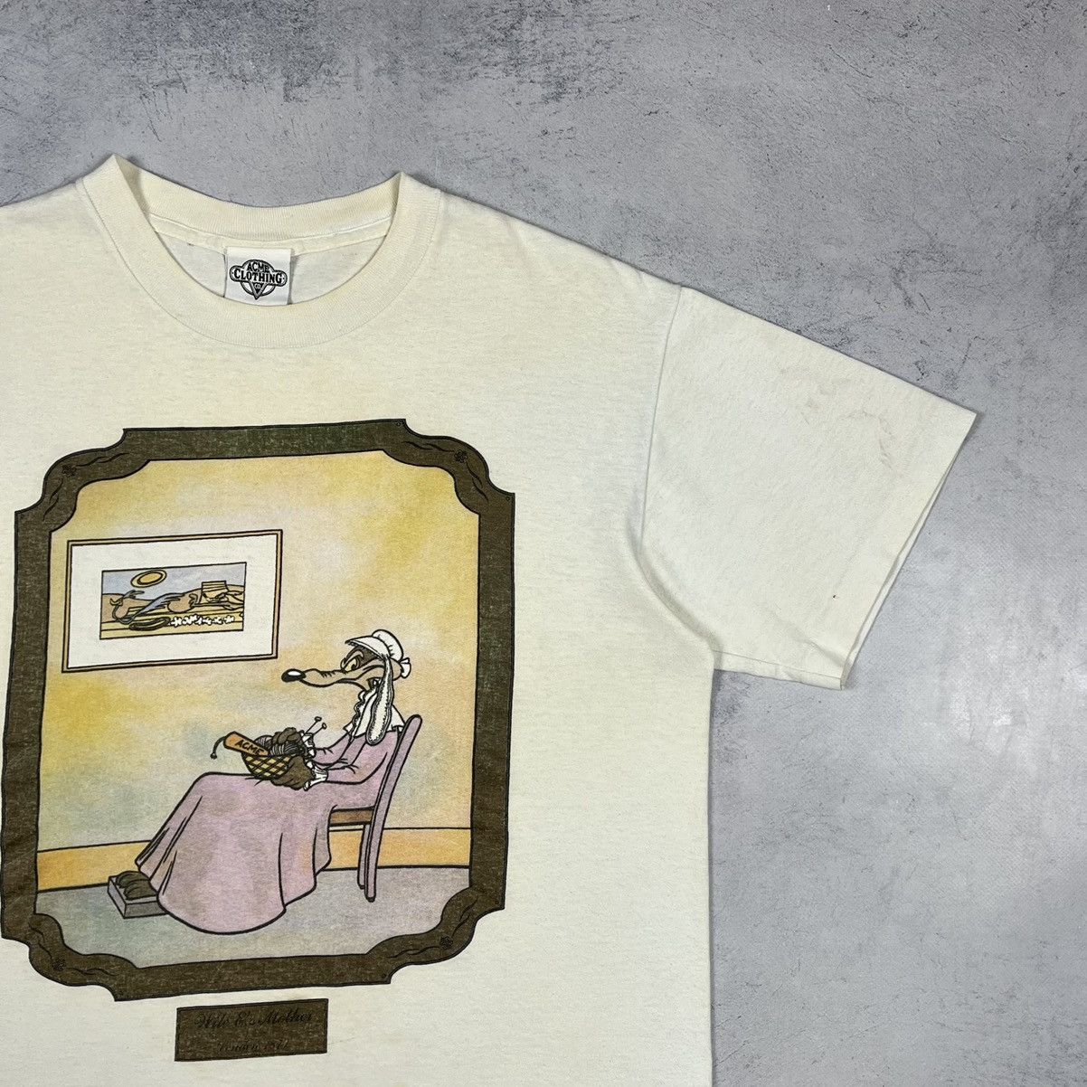 Warner Bros Vintage Warner Bros Wile E Coyote Mom Cartoon T Shirt 1991 Size US M / EU 48-50 / 2 - 3 Thumbnail