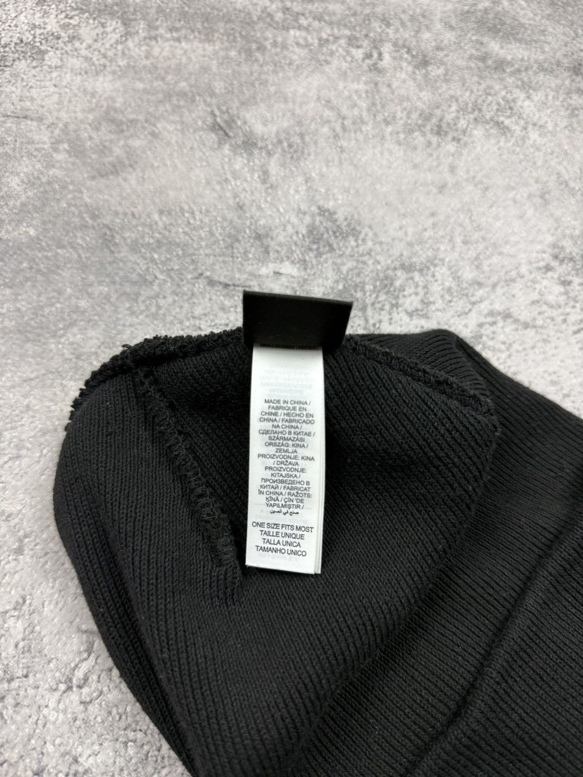 Nike Vintage Nike Beanie Hat Black Swoosh Logo Rare Cap Y2K Drill Size ONE SIZE - 13 Thumbnail