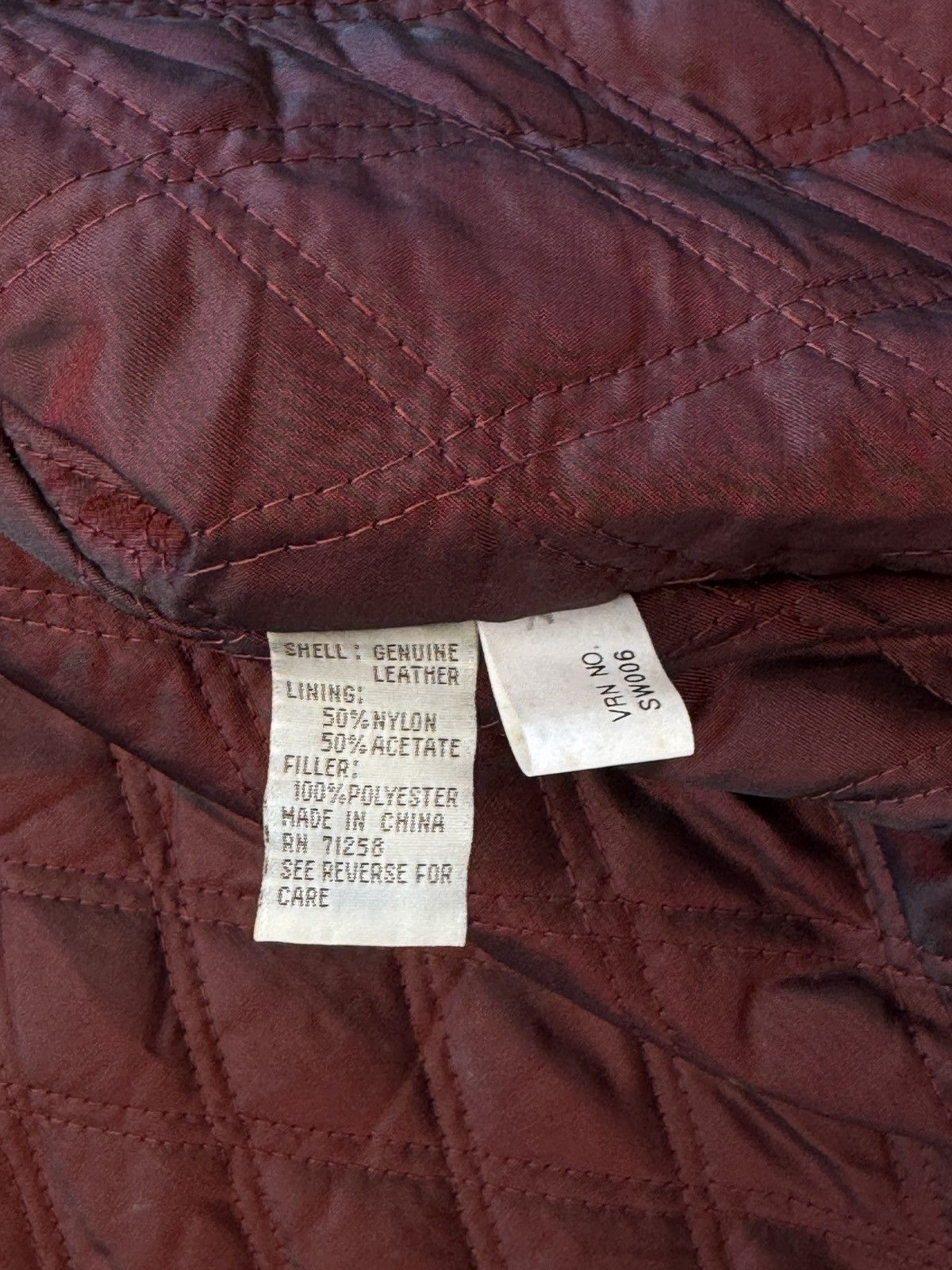 Vintage ‘90s Vintage Wu-Wear Leather Jacket Size US XXL / EU 58 / 5 - 16 Thumbnail