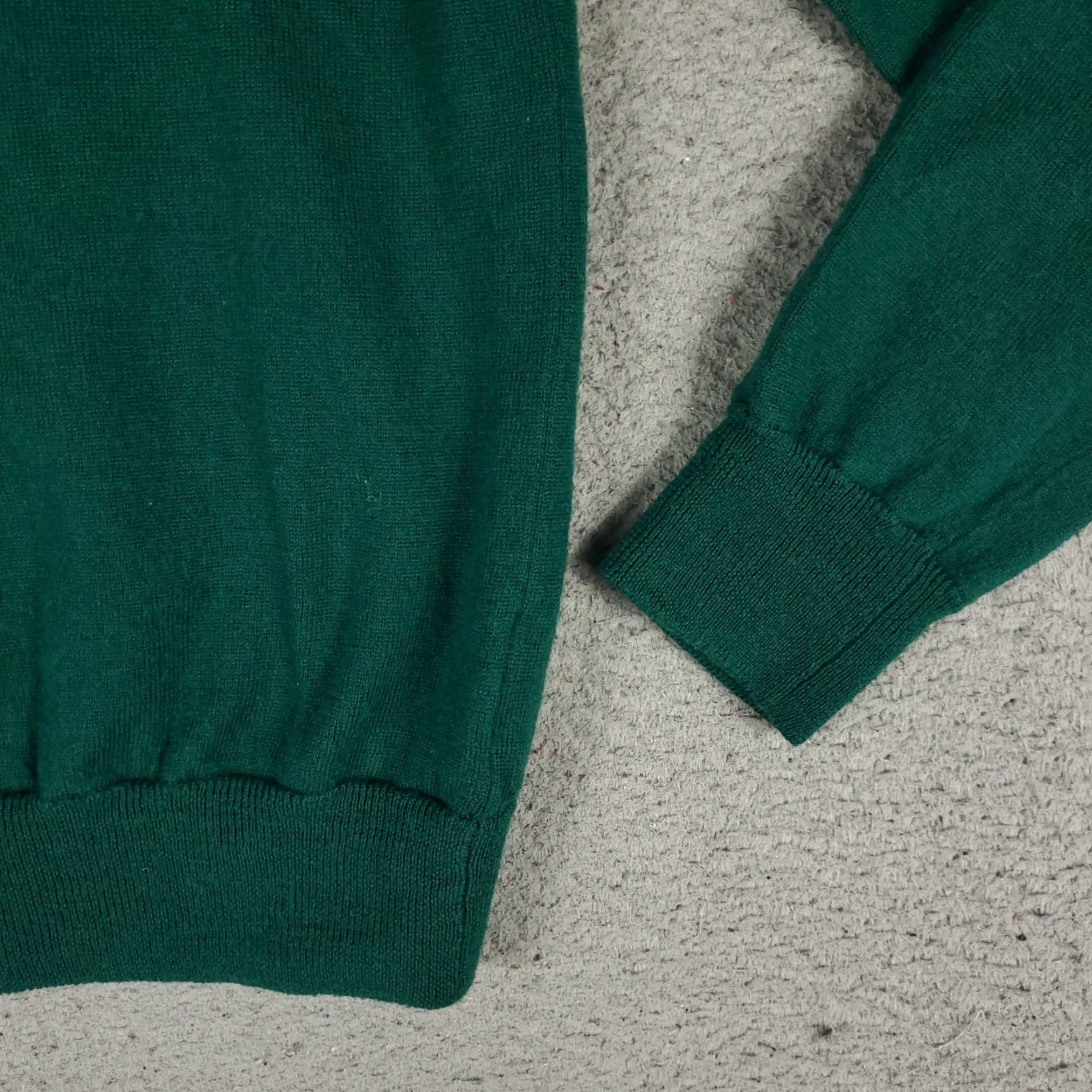 Brooks Brothers Brooks Brothers Sweater Mens XL Small Green Wool Knit 1/4 Zip Sweatshirt Size US S / EU 44-46 / 1 - 4 Thumbnail