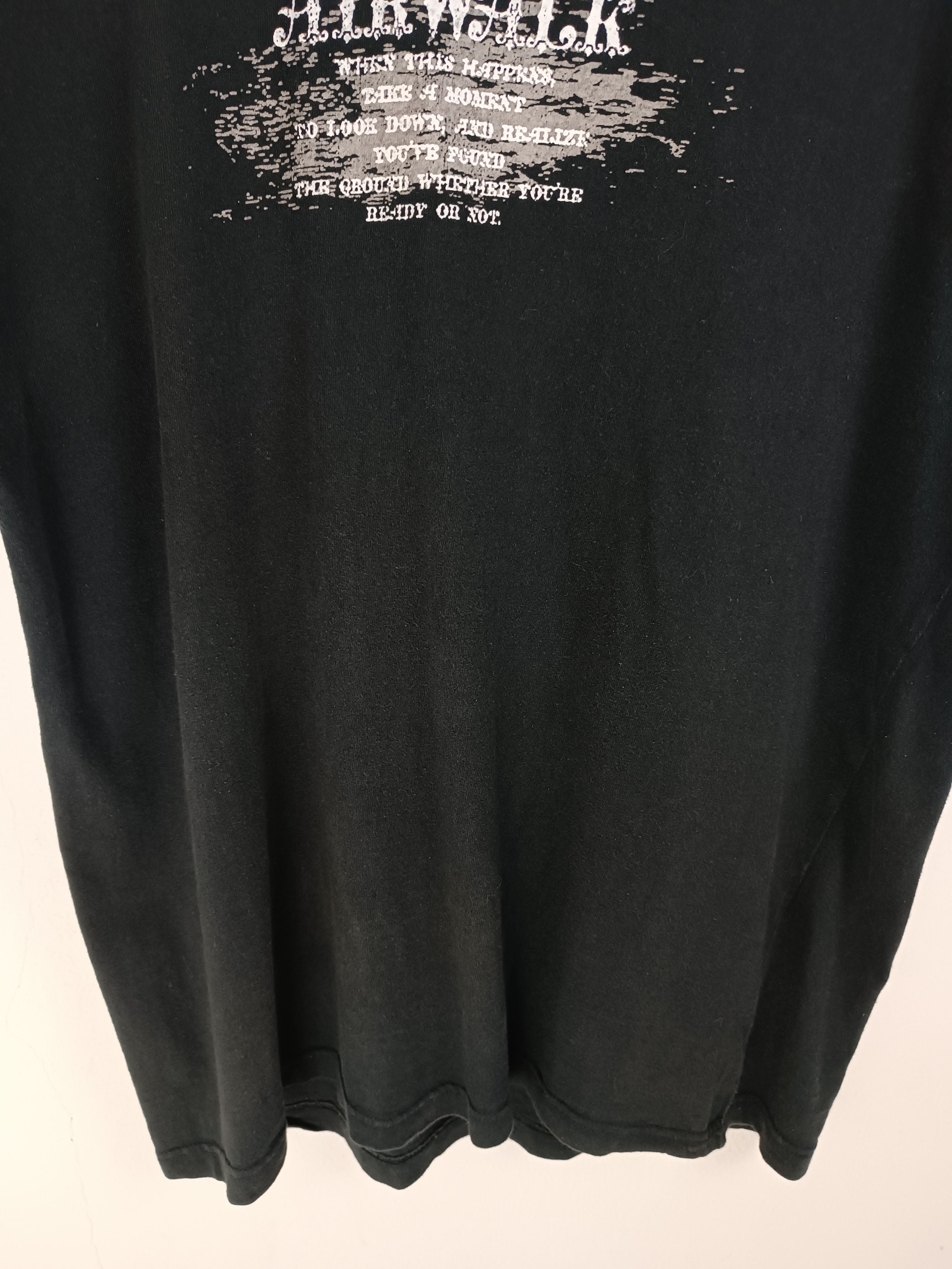 Airwalk VINTAGE Y2K AIRWALK CRAZY POEM SKATE 2000s NUMETAL STYLE TEE Size US L / EU 52-54 / 3 - 6 Thumbnail
