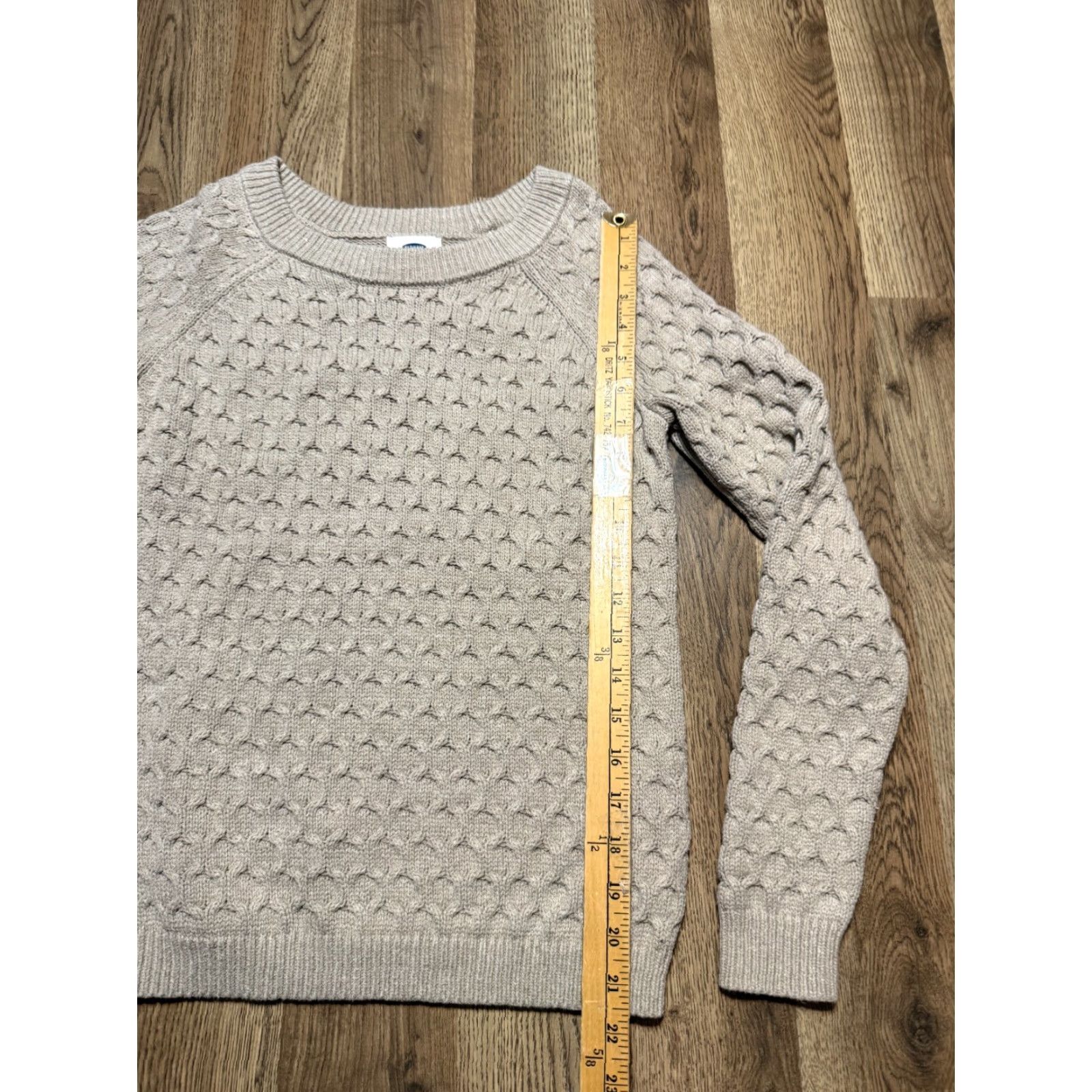 Old Navy Old Navy Sweater Women's Small Brown Crewneck Pullover Knit Long Sleeve Casual Fall Spring Winter Regular Fit Mens? Ladies Size S / US 4 / IT 40 - 7 Thumbnail