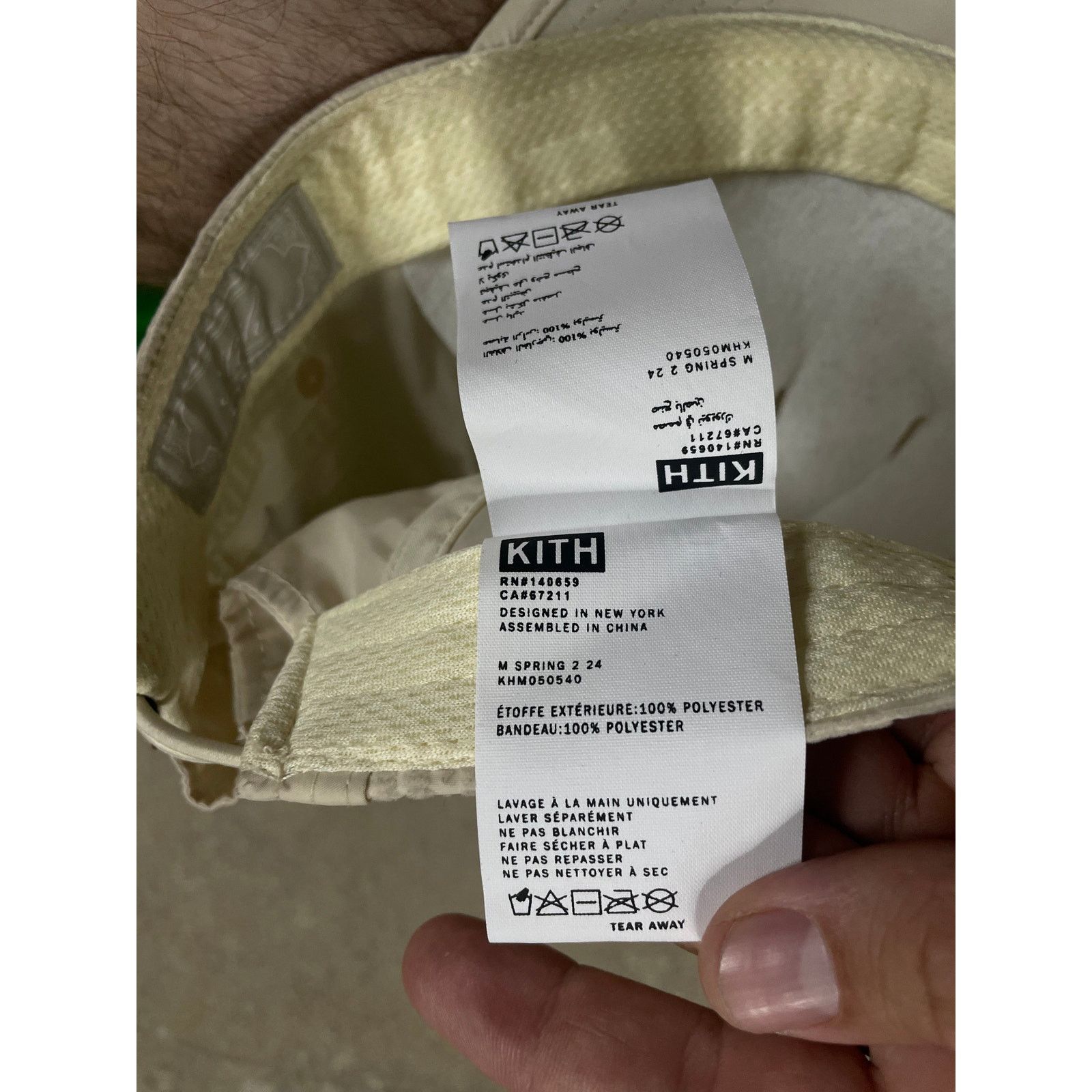 Kith Kith Cap Cream OS Used Size ONE SIZE - 5 Thumbnail