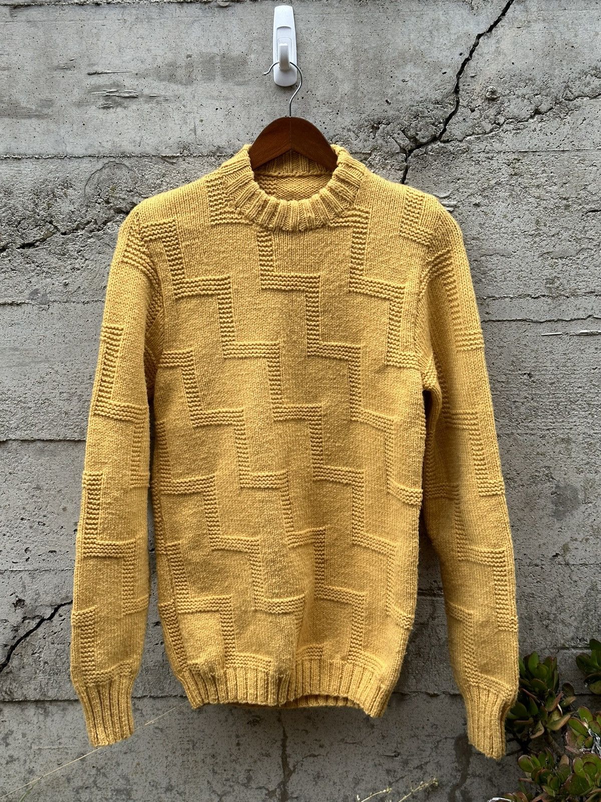 Japanese Brand × Vintage RARE Vintage geometric pattern sweater Size US S / EU 44-46 / 1 - 2 Thumbnail