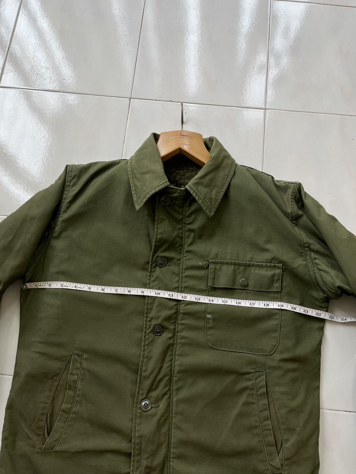 Vintage Vintage 1970s A-2 Deck Jacket USN Military Size US S / EU 44-46 / 1 - 12 Thumbnail