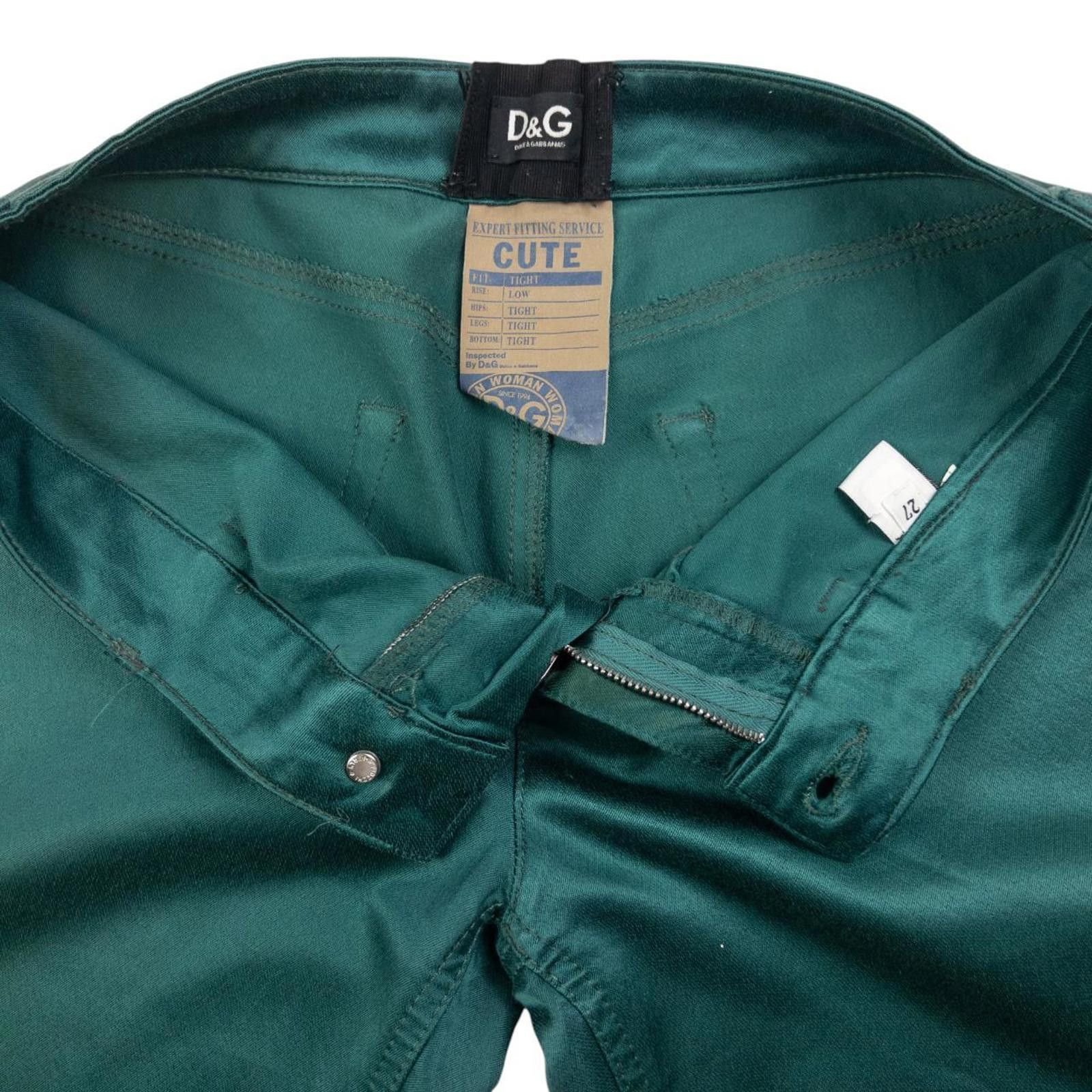 Dolce & Gabbana Vintage Dolce & Gabbana Low Rise Trousers Womens Size W30 Size 30" / US 8 / IT 44 - 5 Thumbnail