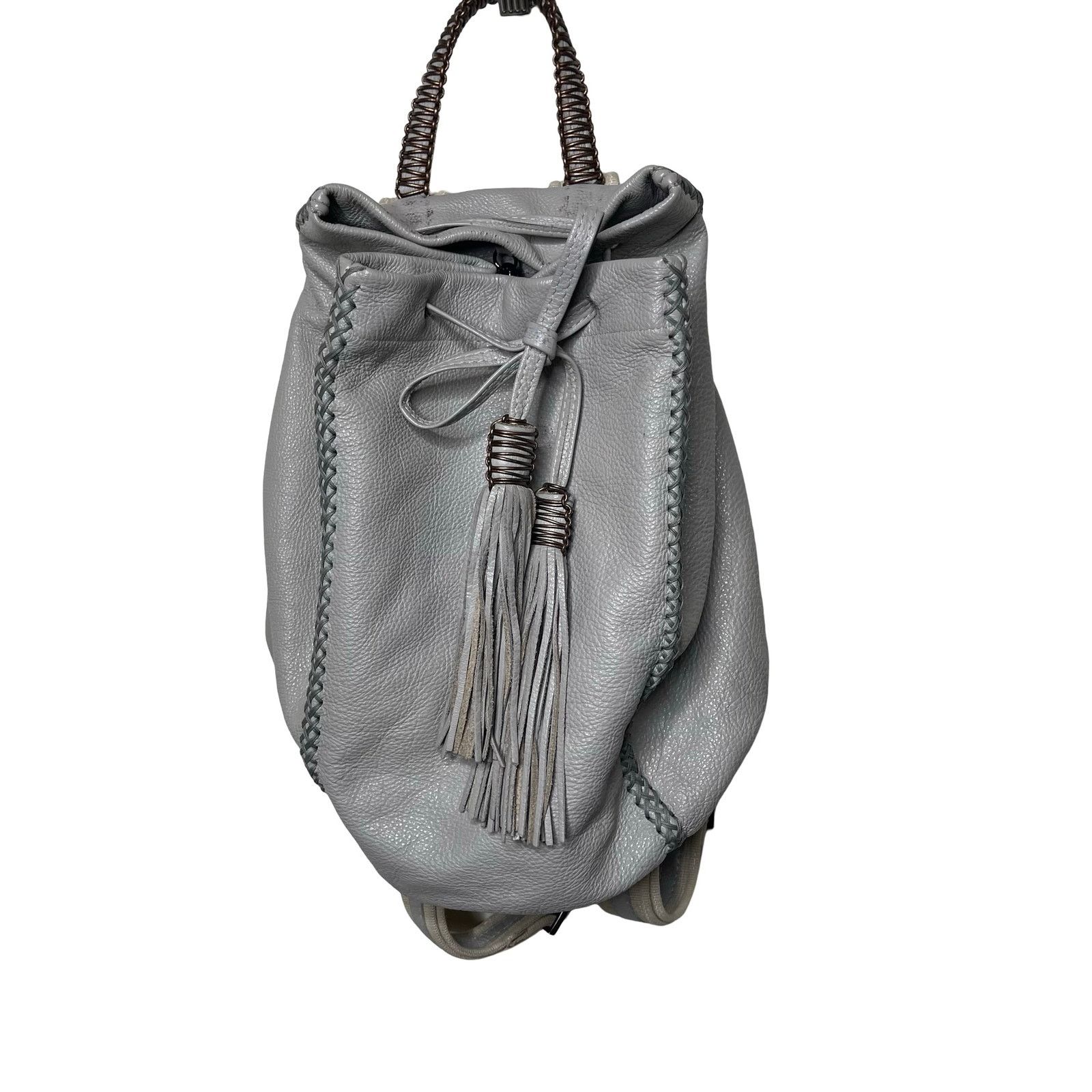 Other Callista BACKPACK IN GREY GRAINED LEATHER Size ONE SIZE - 1 Thumbnail