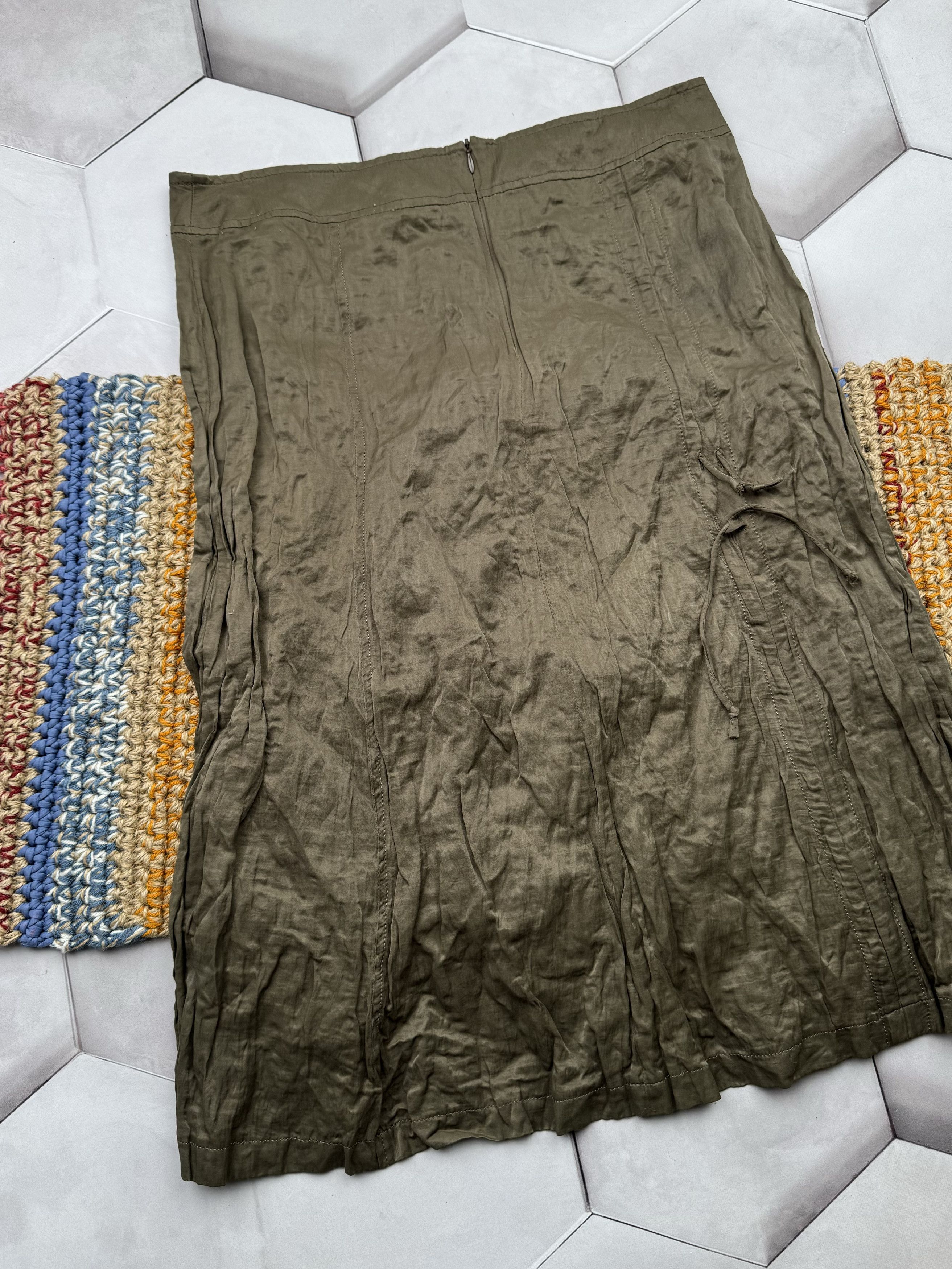 Japanese Brand Vintage Bondage Midi Skirt(E4) Size 30" / US 8 / IT 44 - 6 Thumbnail