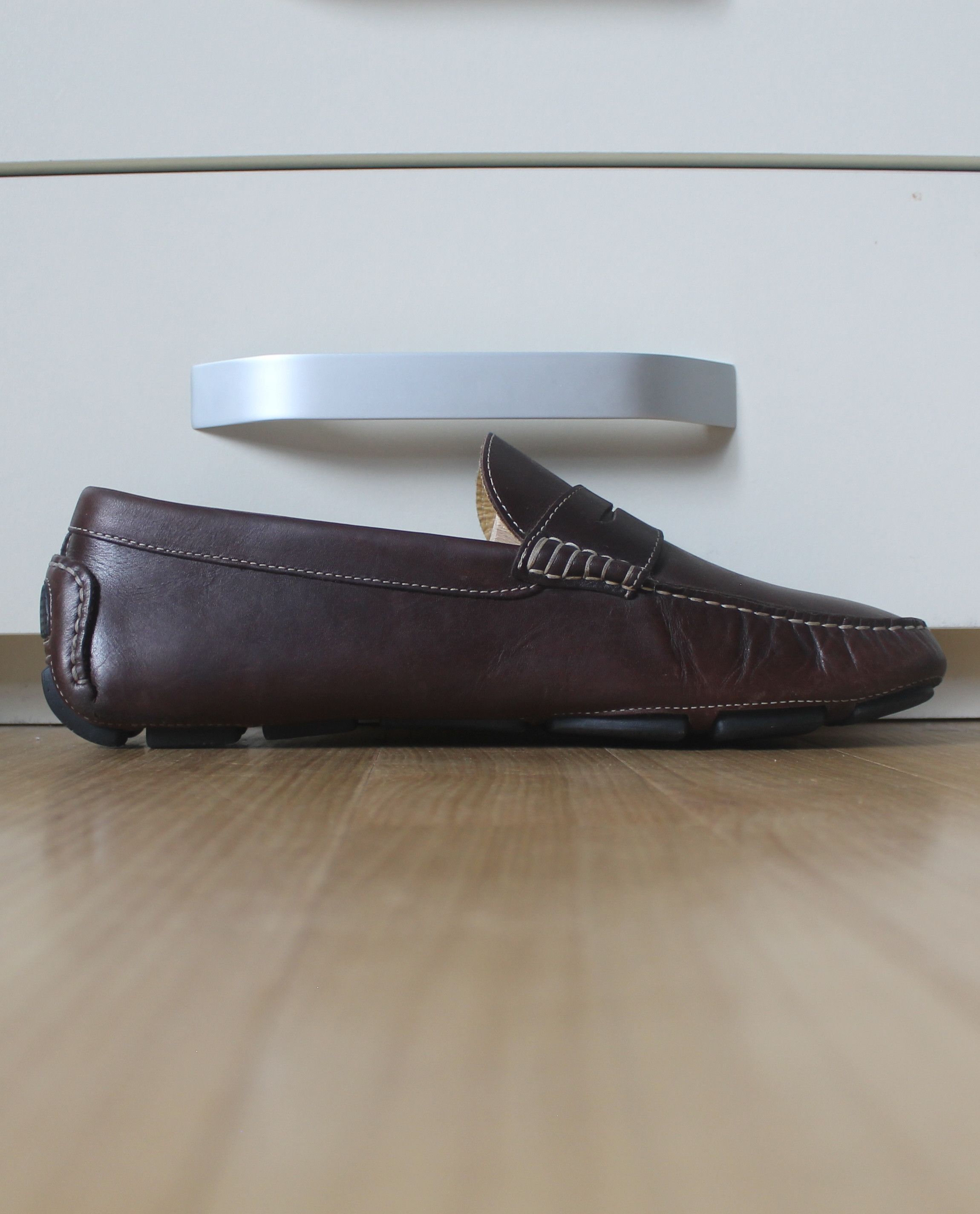 Crockett & Jones Crockett & Jones Penny Loafers Leather Moccasin Size US 12 / EU 45 - 7 Thumbnail
