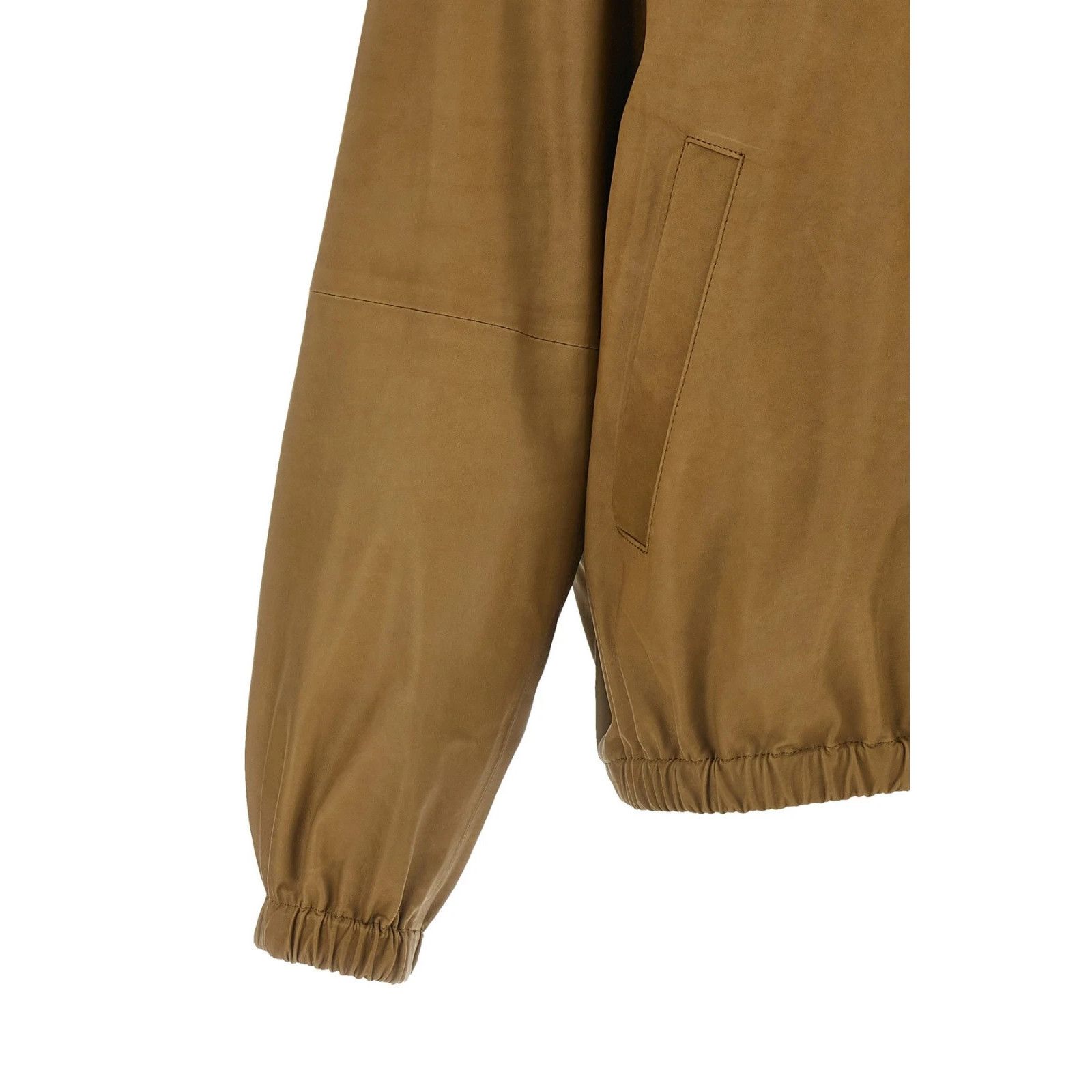 Auralee Auralee Ultra Thin Brown Leather Jacket New & Authentic (Wom Size M / US 6-8 / IT 42-44 - 4 Thumbnail