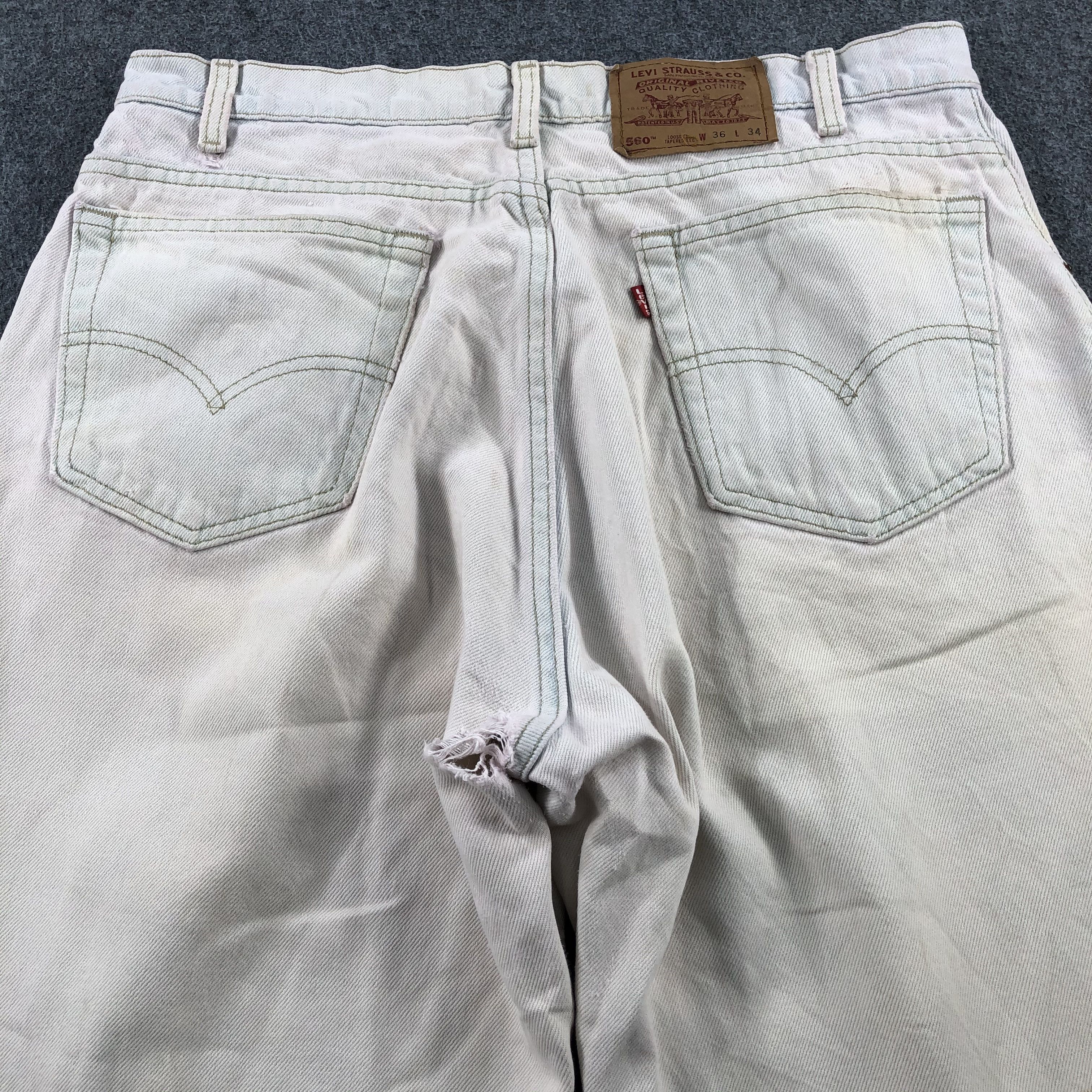 Levi's × Vintage Vintage 90s Levis 560 Jeans-JM1804 Size US 34 / EU 50 - 5 Thumbnail