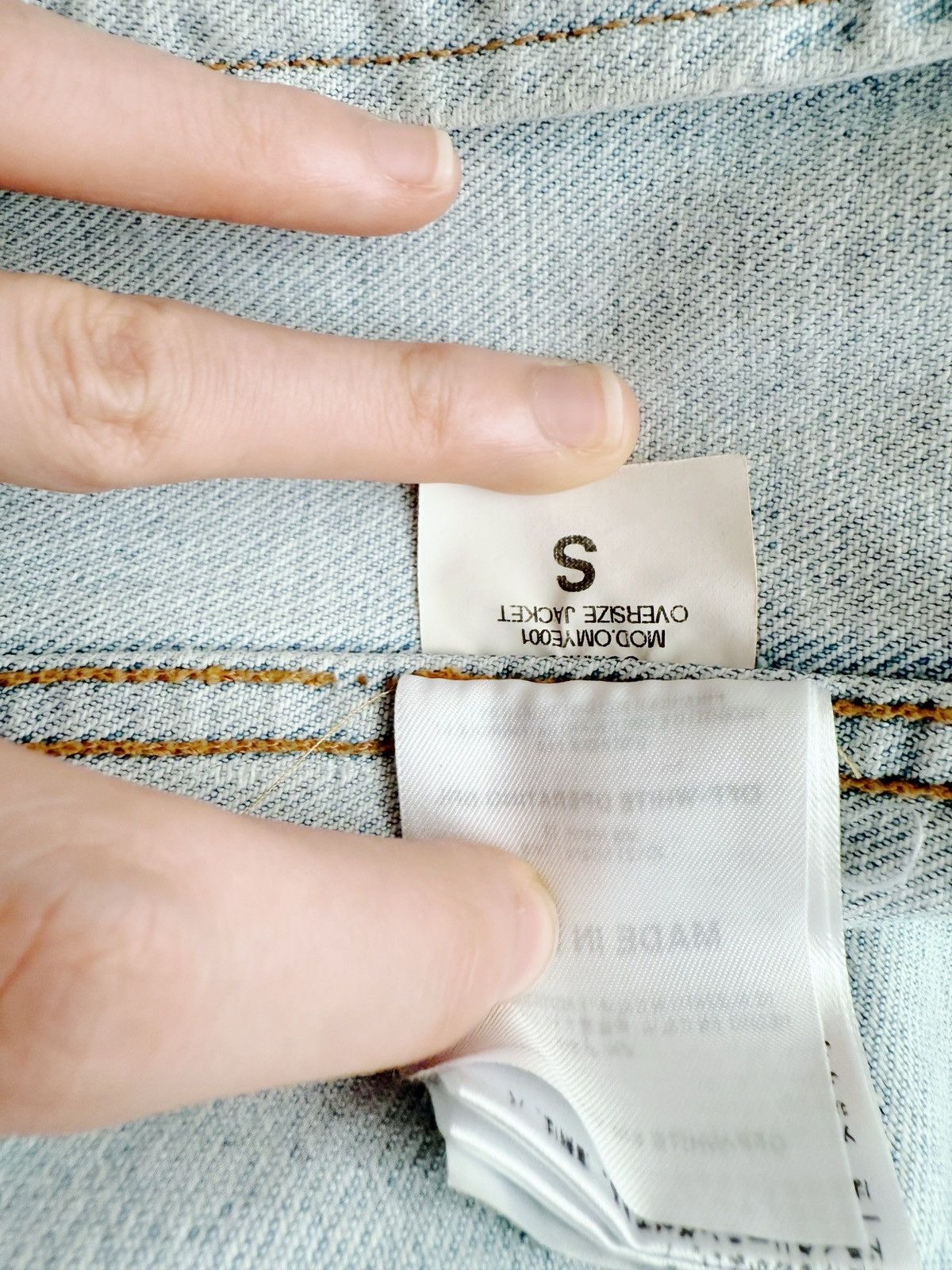 Off-White Off-White Temperature Denim Jacket Size US S / EU 44-46 / 1 - 9 Thumbnail
