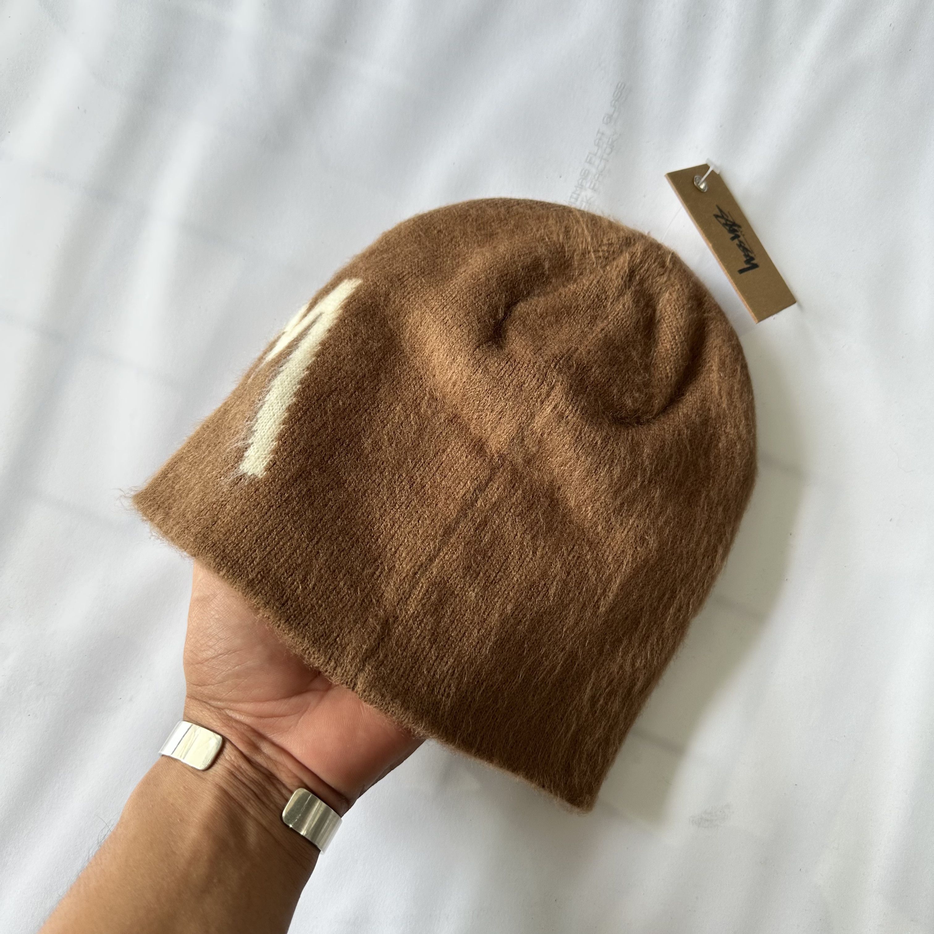 Stussy Stussy Brushed Out Stock Skullcap - Brown Beanie Hat Size ONE SIZE - 3 Thumbnail