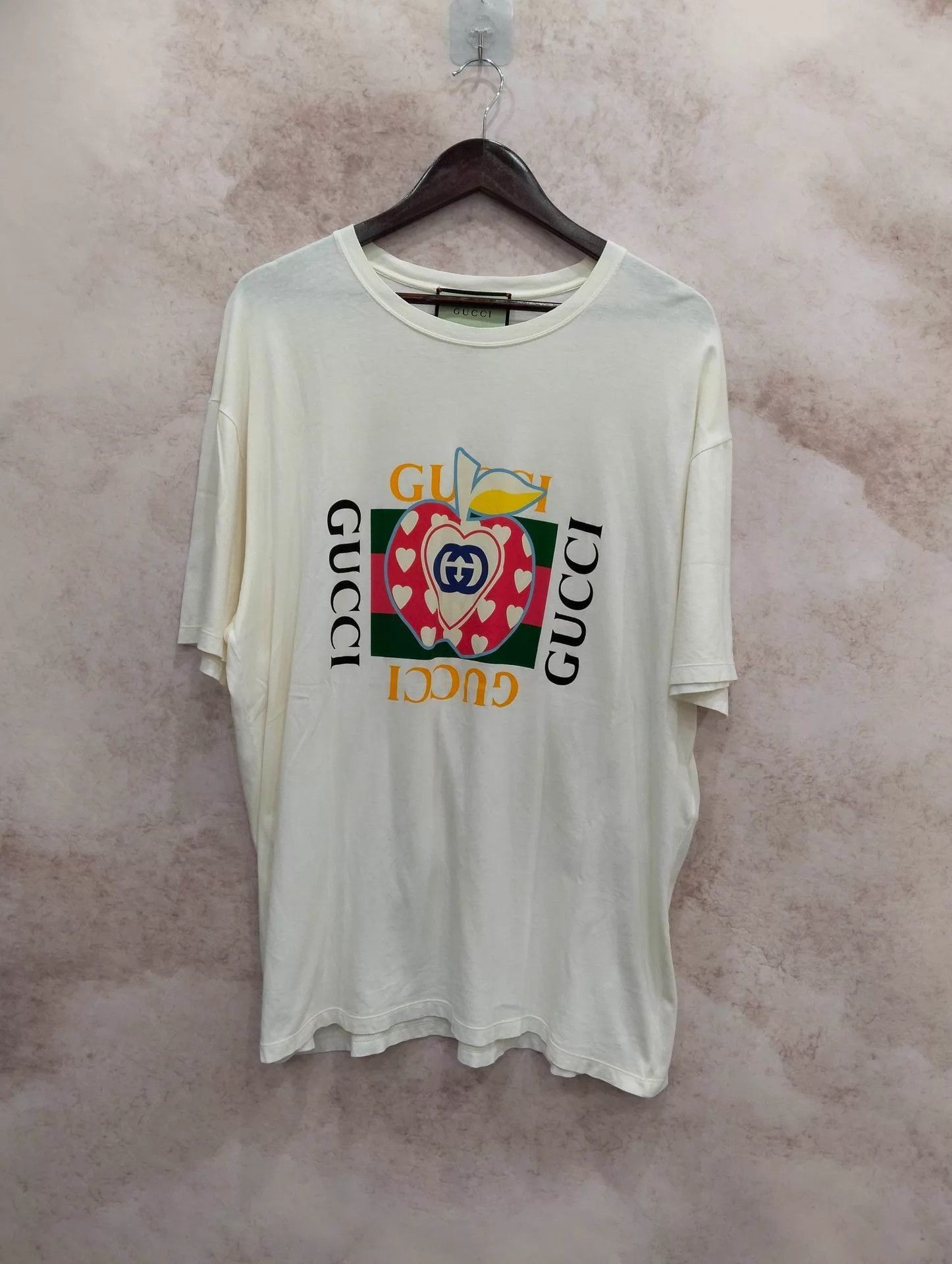 Gucci White Graphic Print Short Sleeve T-Shirt Size US XXL / EU 58 / 5 - 1 Thumbnail
