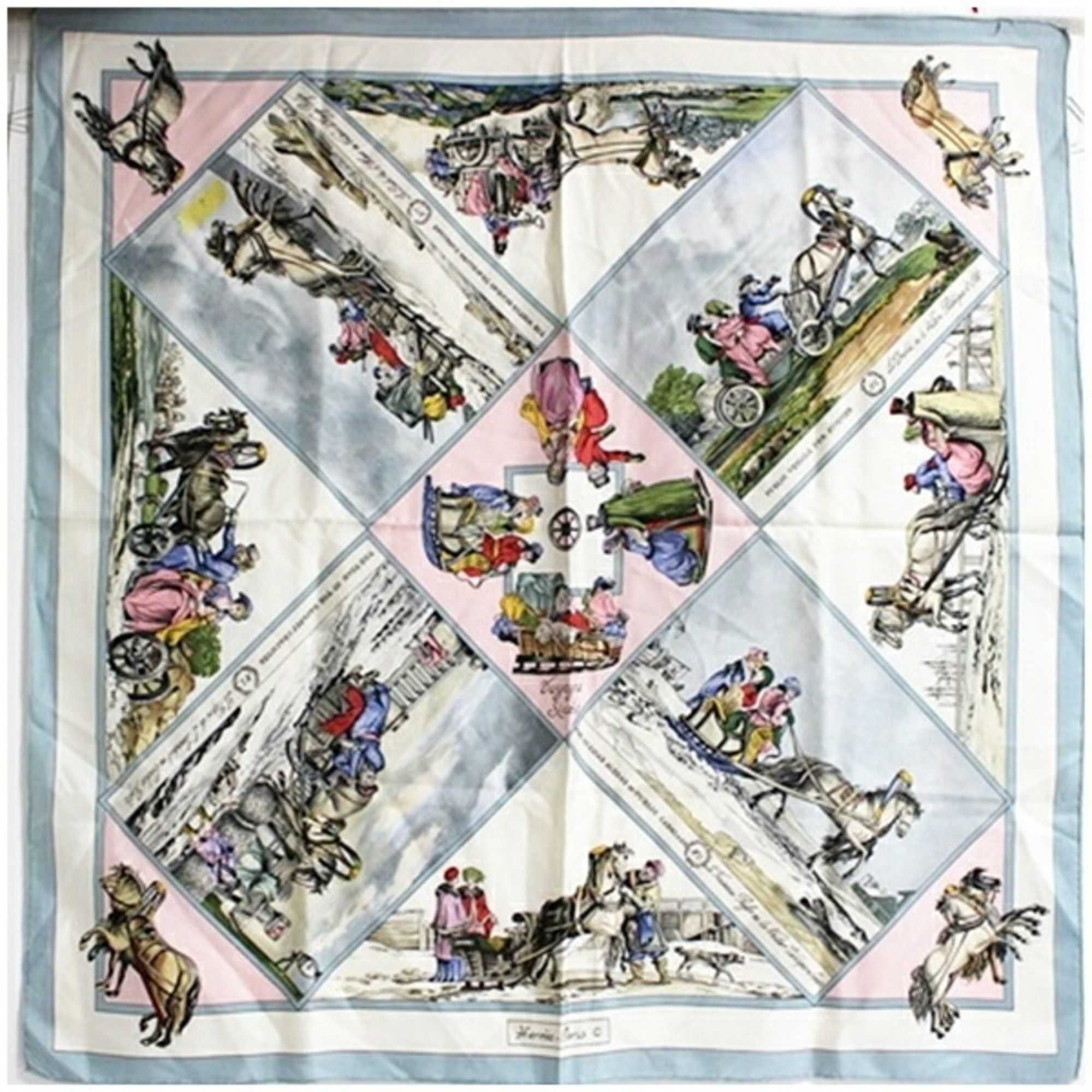 Hermes Scarf Muffler Carre 90 Russia HERMES Women's