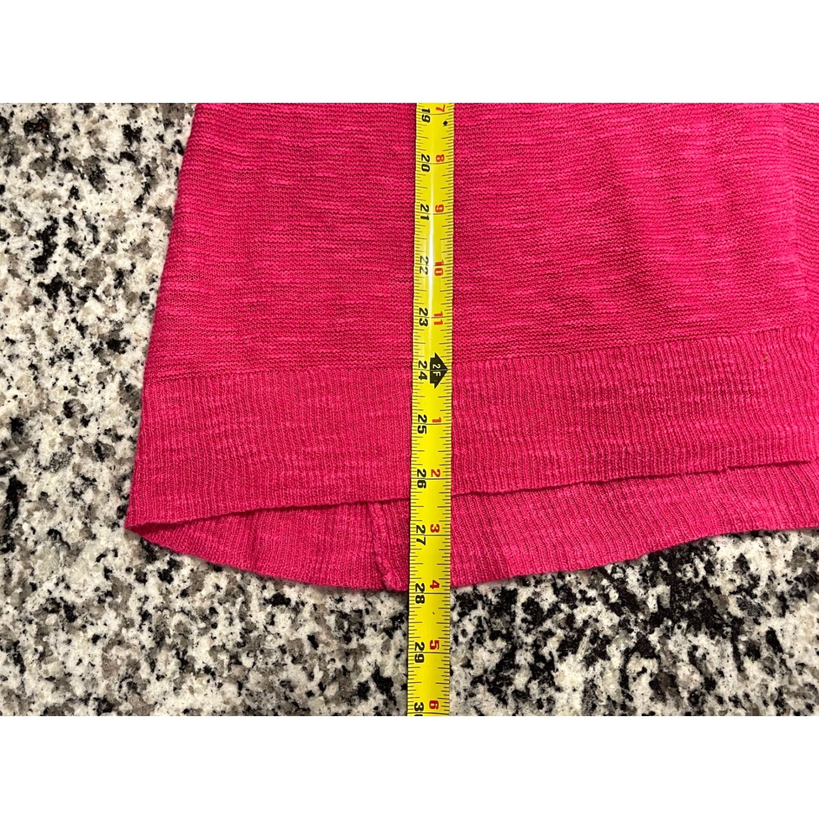 Eileen Fisher Eileen Fisher Top Pink Size Small Petite Knit Organic Linen Cotton Sweater Tunic Size S / US 4 / IT 40 - 3 Thumbnail