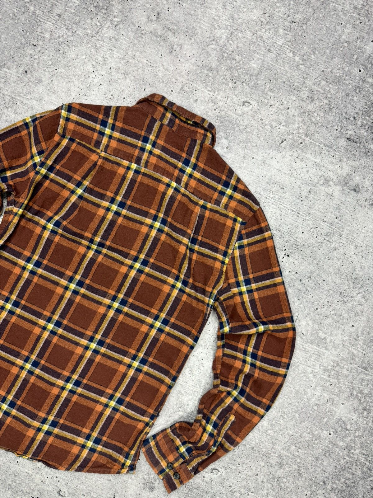 Designer × Vintage Vintage Y2K Plaid Flannel Checkered Shirt Travis Scott Style Size US XS / EU 42 / 0 - 16 Thumbnail